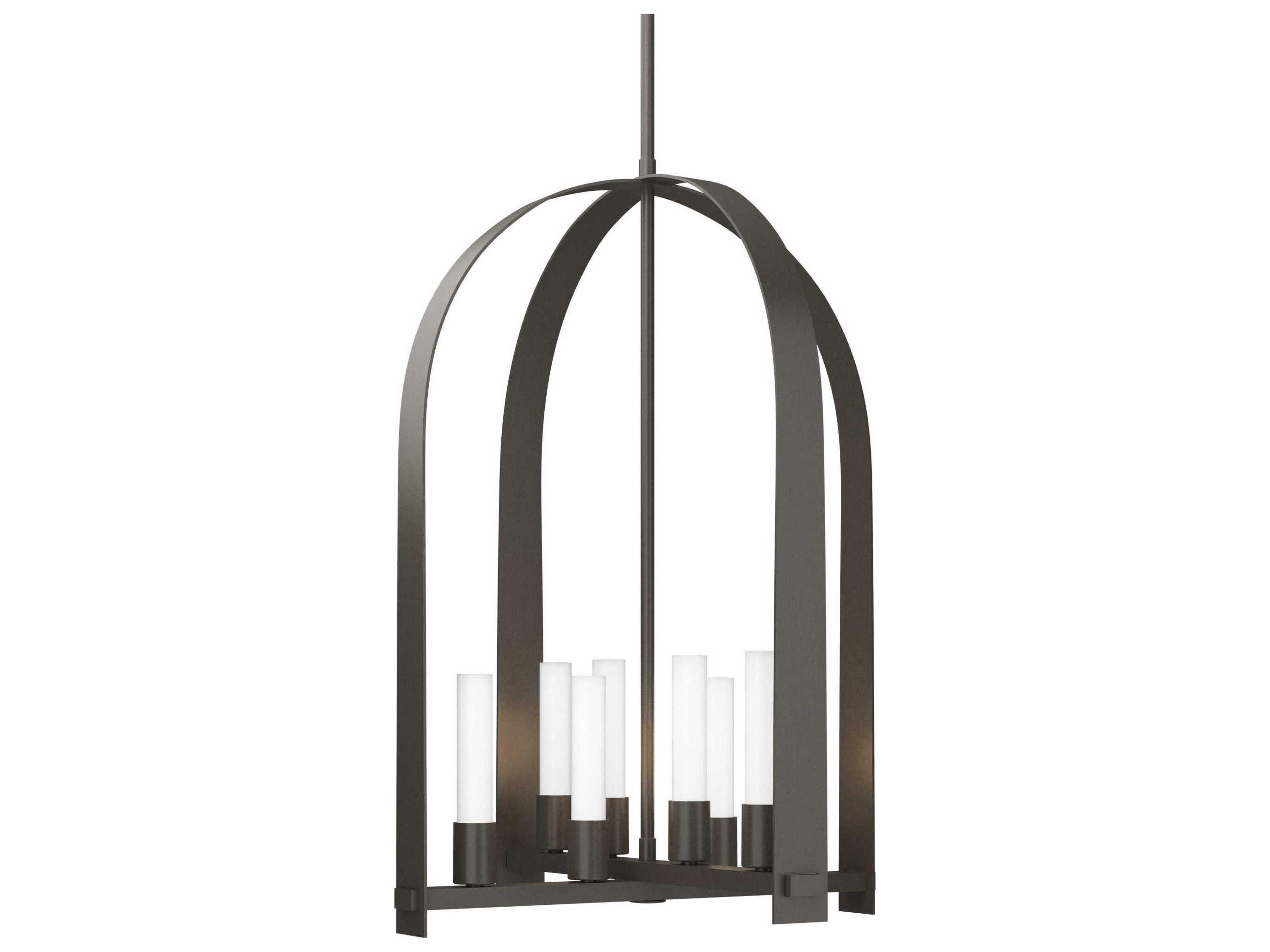 Hubbardton Forge Triomphe 8-Light Glass LED Lantern Pendant
