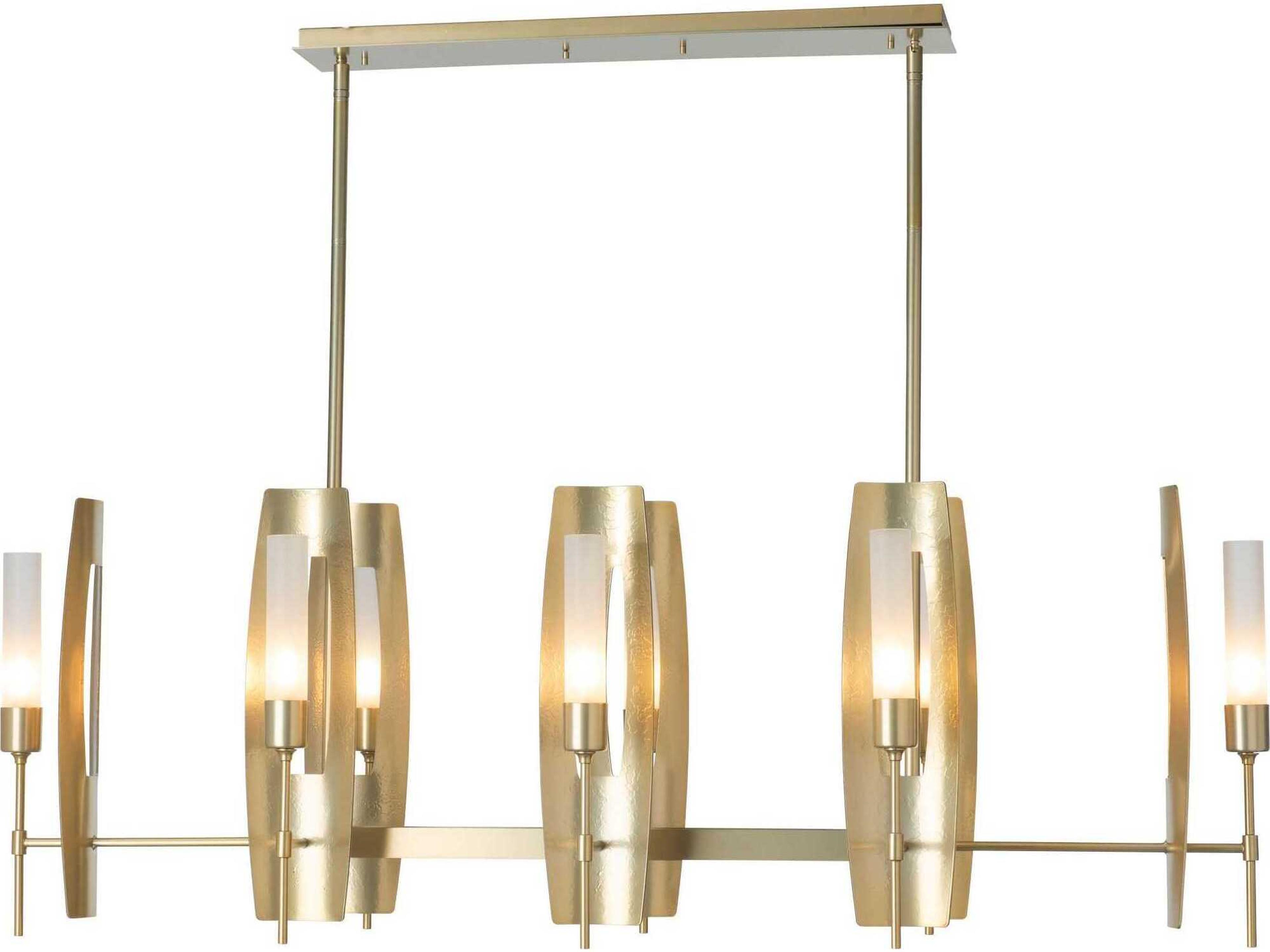 Hubbardton Forge Passage 8-Light Linear Island Pendant
