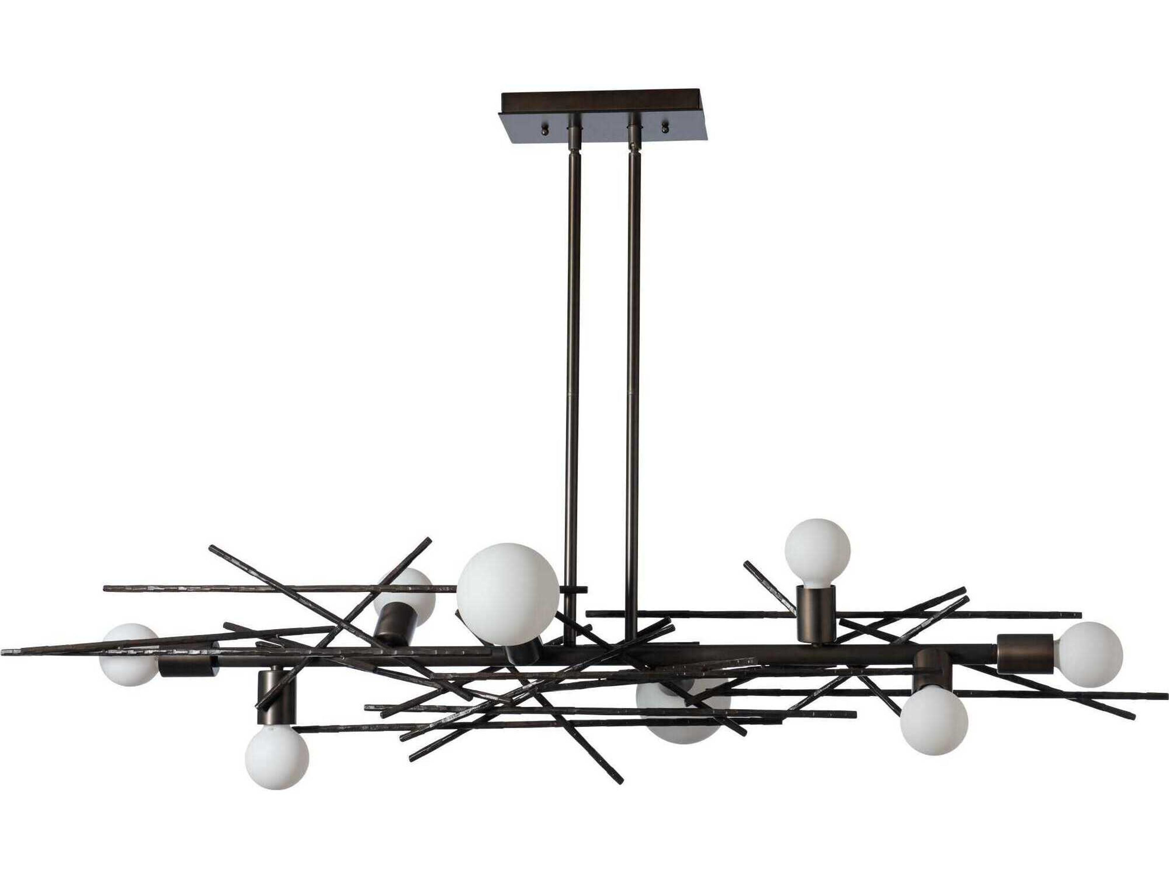 Hubbardton Forge Brindille 8-Light Linear Island Pendant