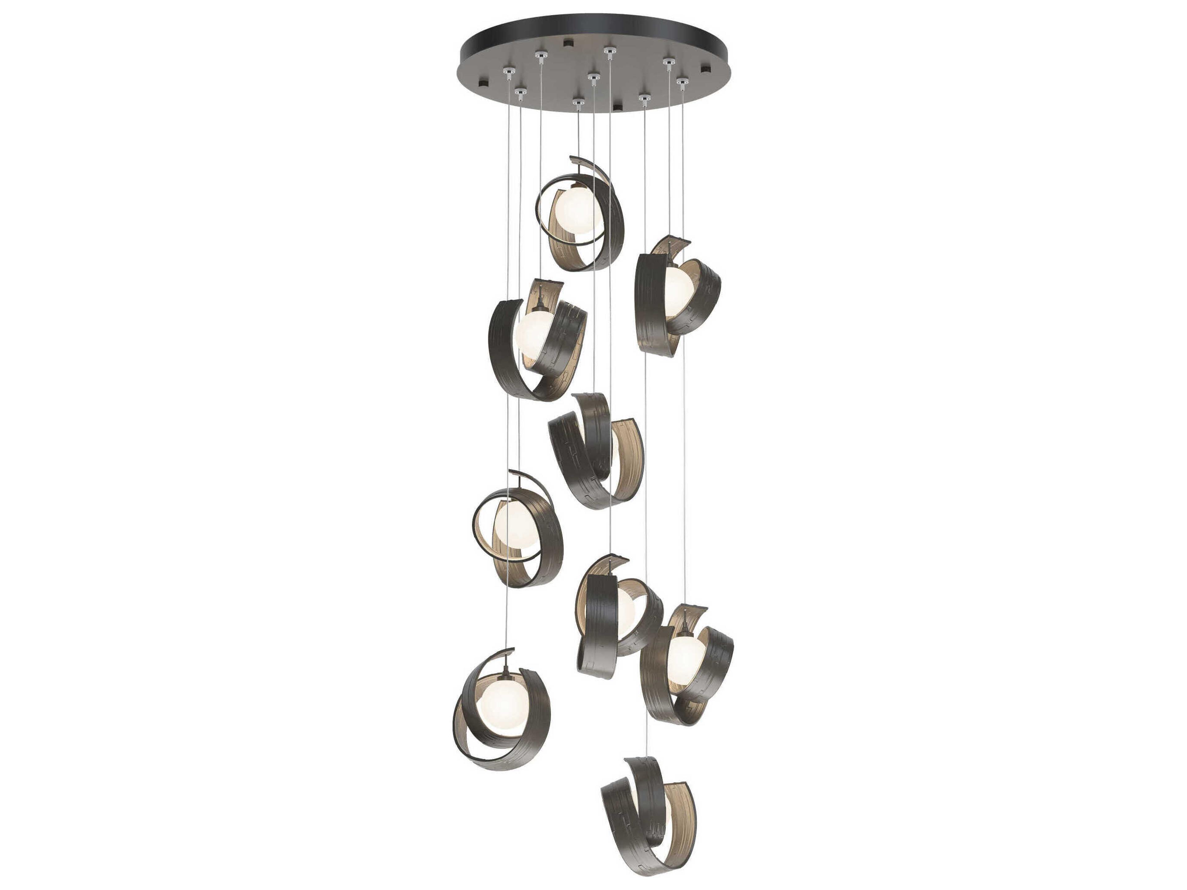 Hubbardton Forge Riza 9-Light Glass LED Pendant