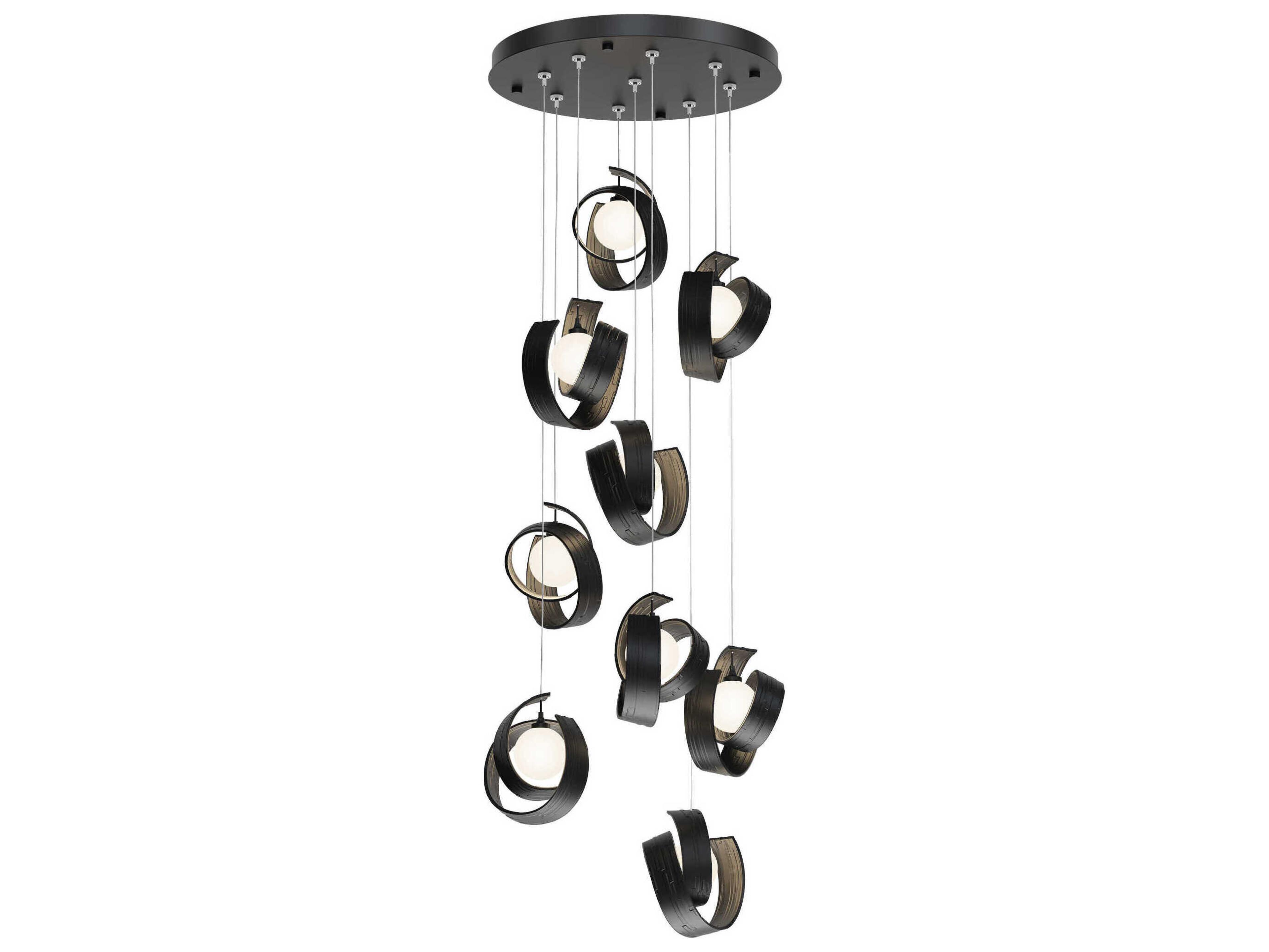 Hubbardton Forge Riza 9-Light Glass LED Pendant