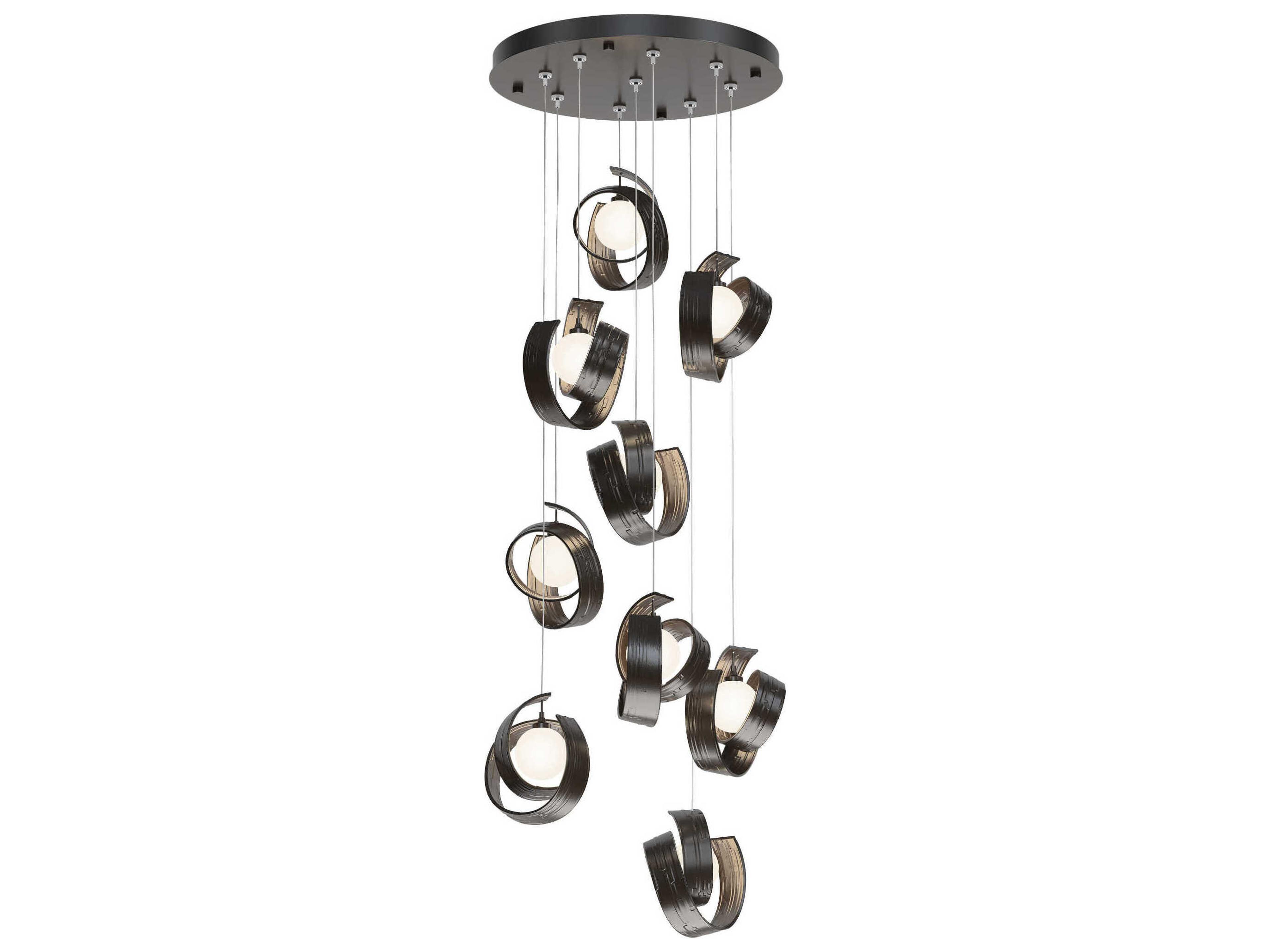 Hubbardton Forge Riza 9-Light Glass LED Pendant