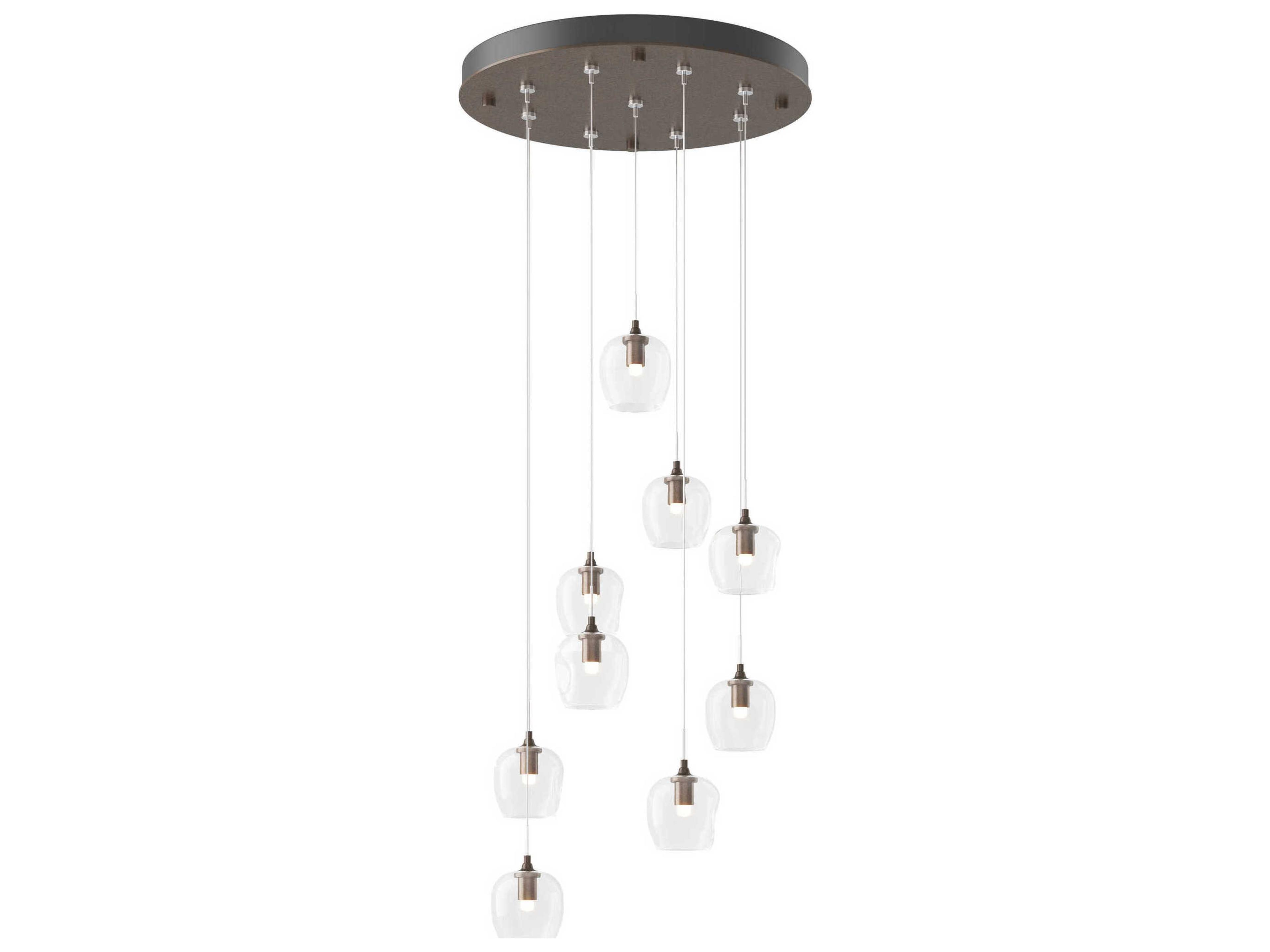 Hubbardton Forge Ume 9-Light Glass Pendant