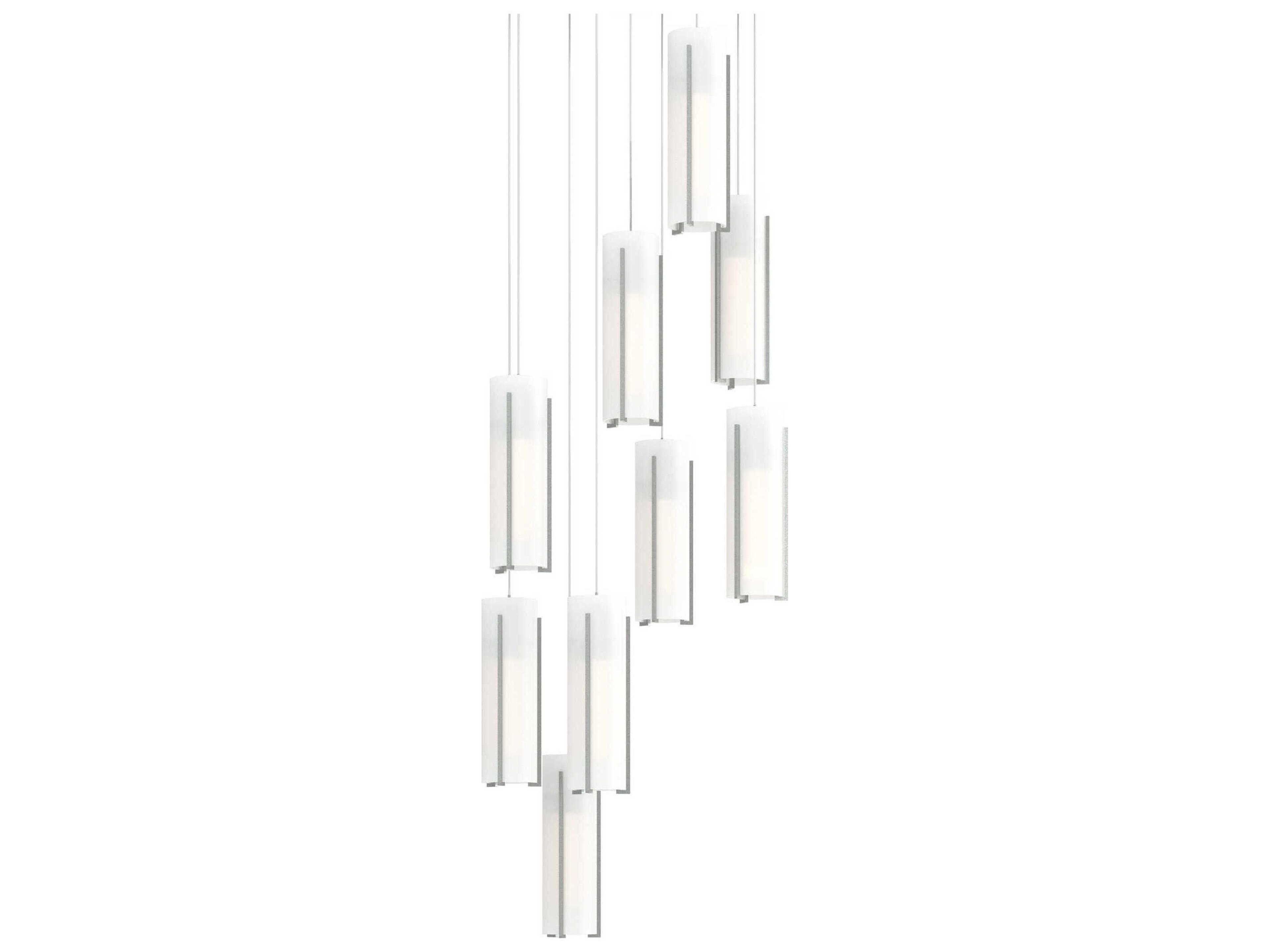 Hubbardton Forge Exos 9-Light Glass Cylinder Pendant