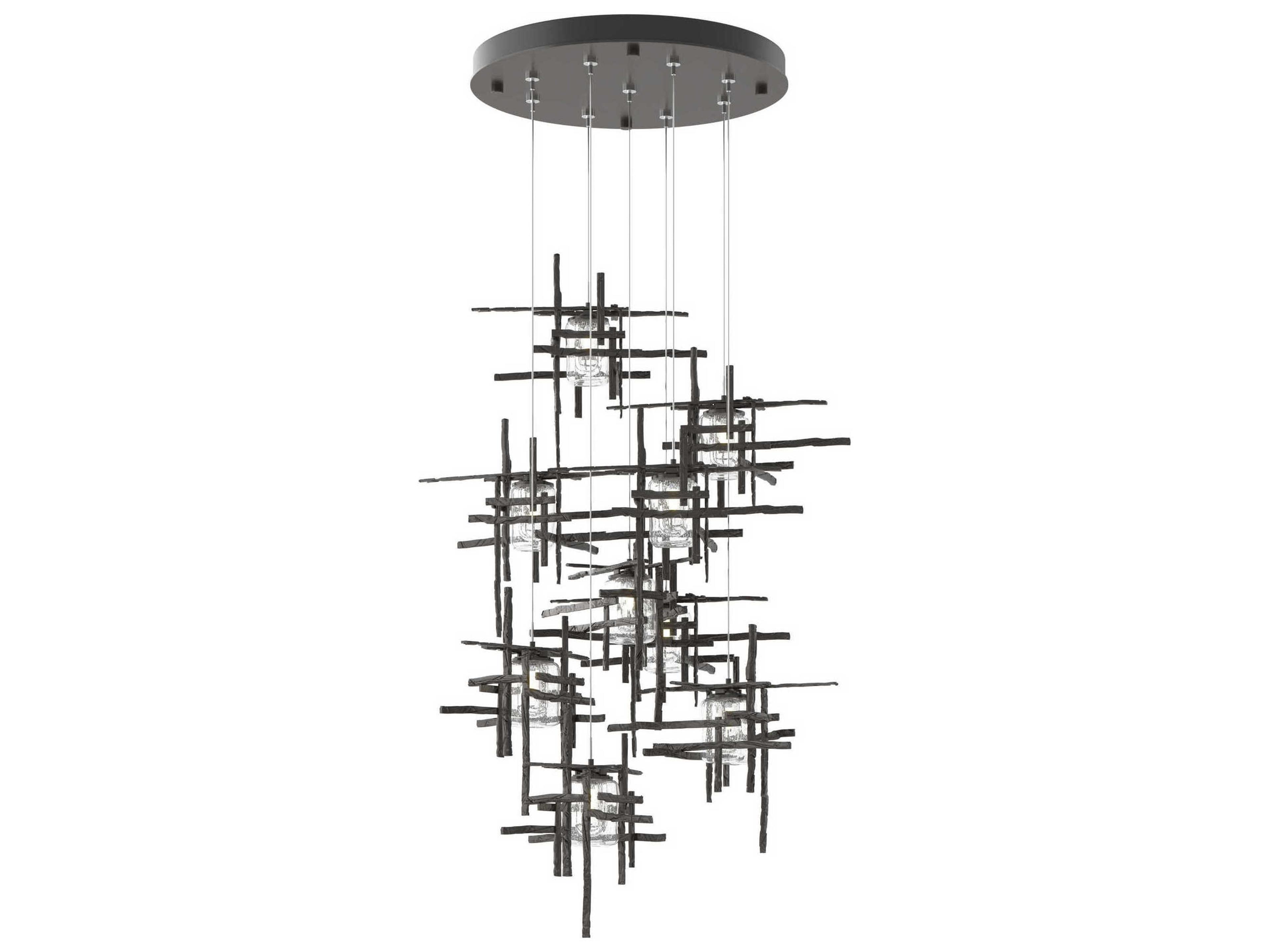 Hubbardton Forge Tura 9-Light Glass Pendant