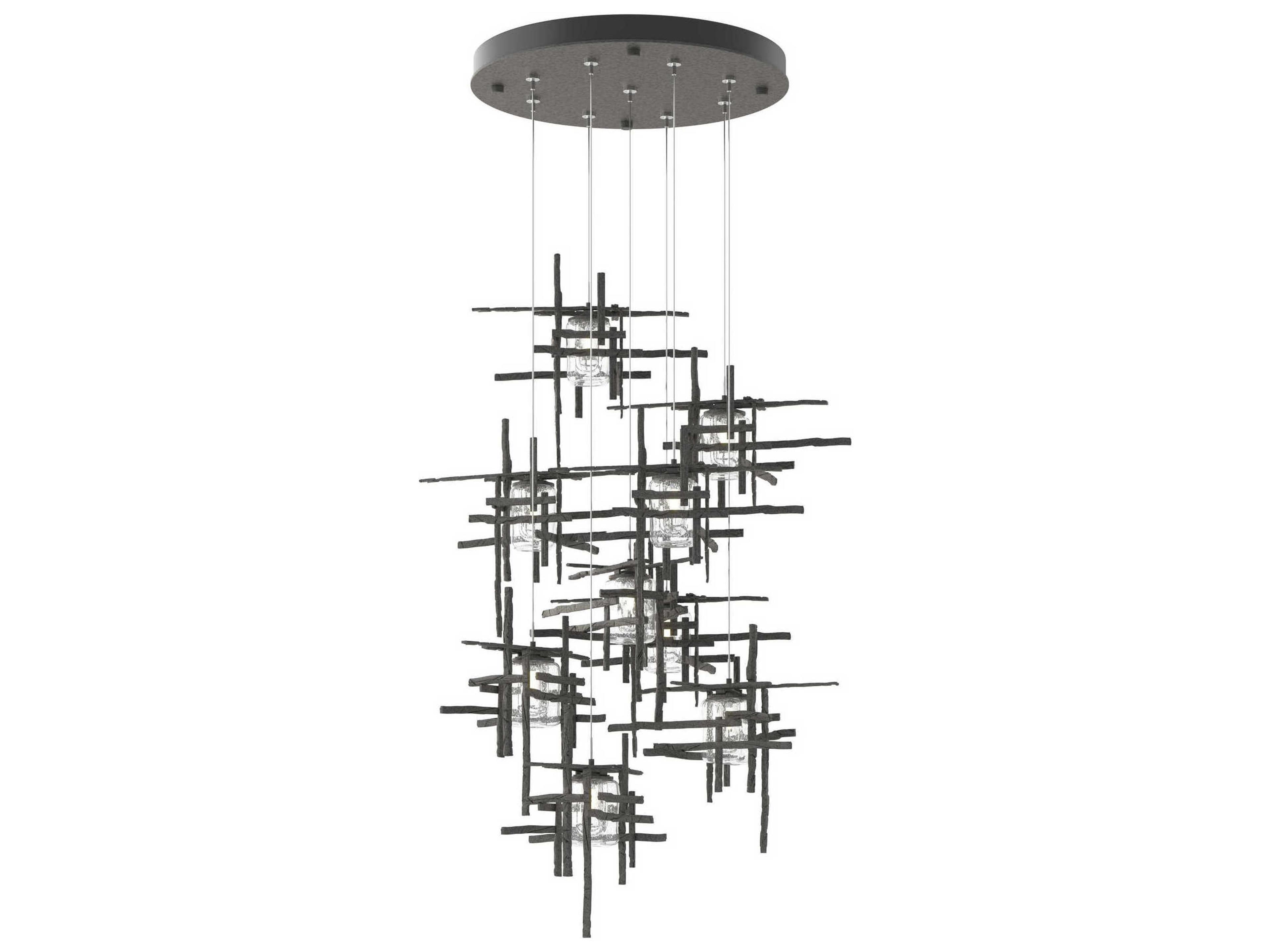 Hubbardton Forge Tura 9-Light Glass Pendant
