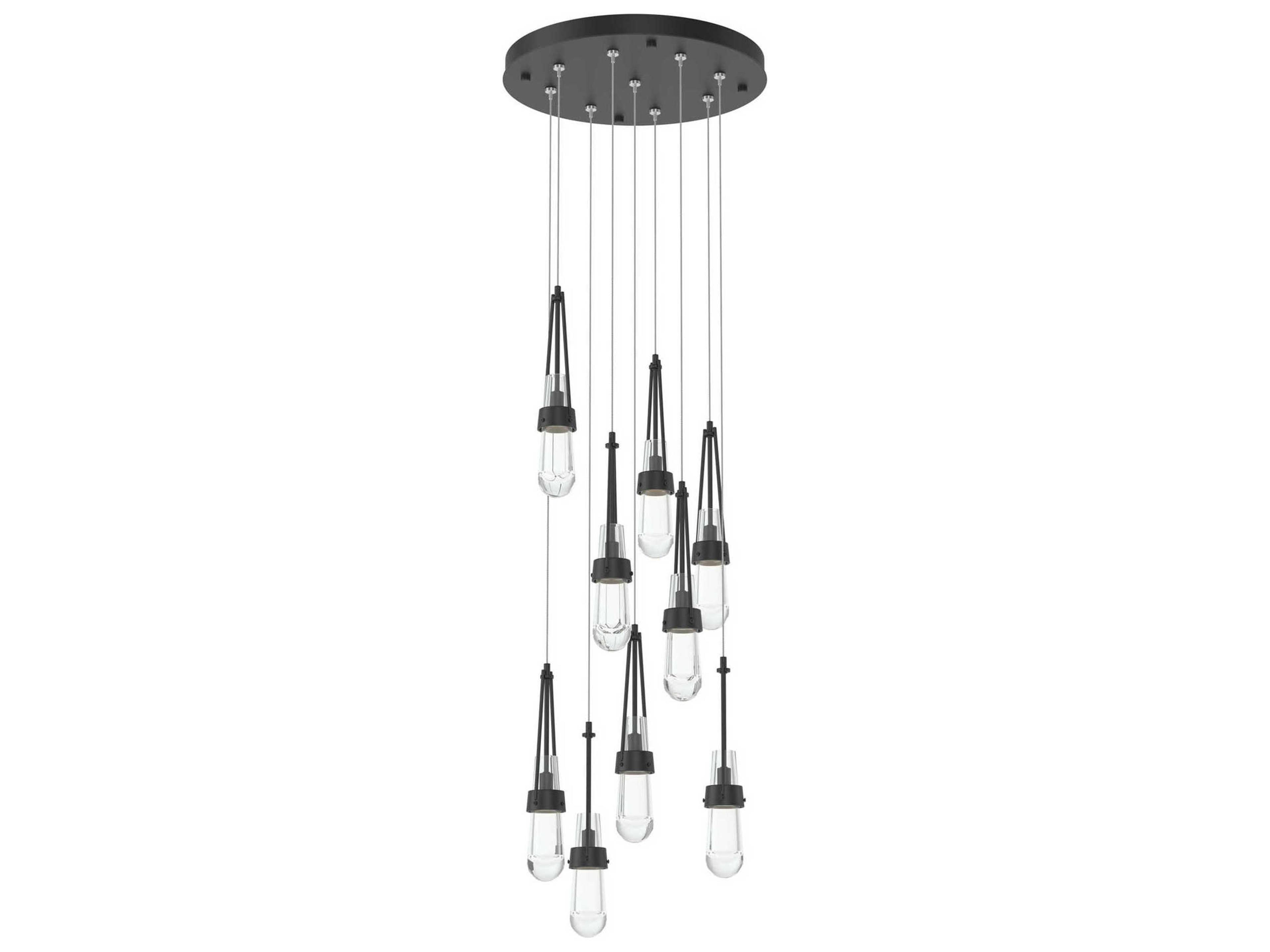Hubbardton Forge Link 9-Light Glass Pendant
