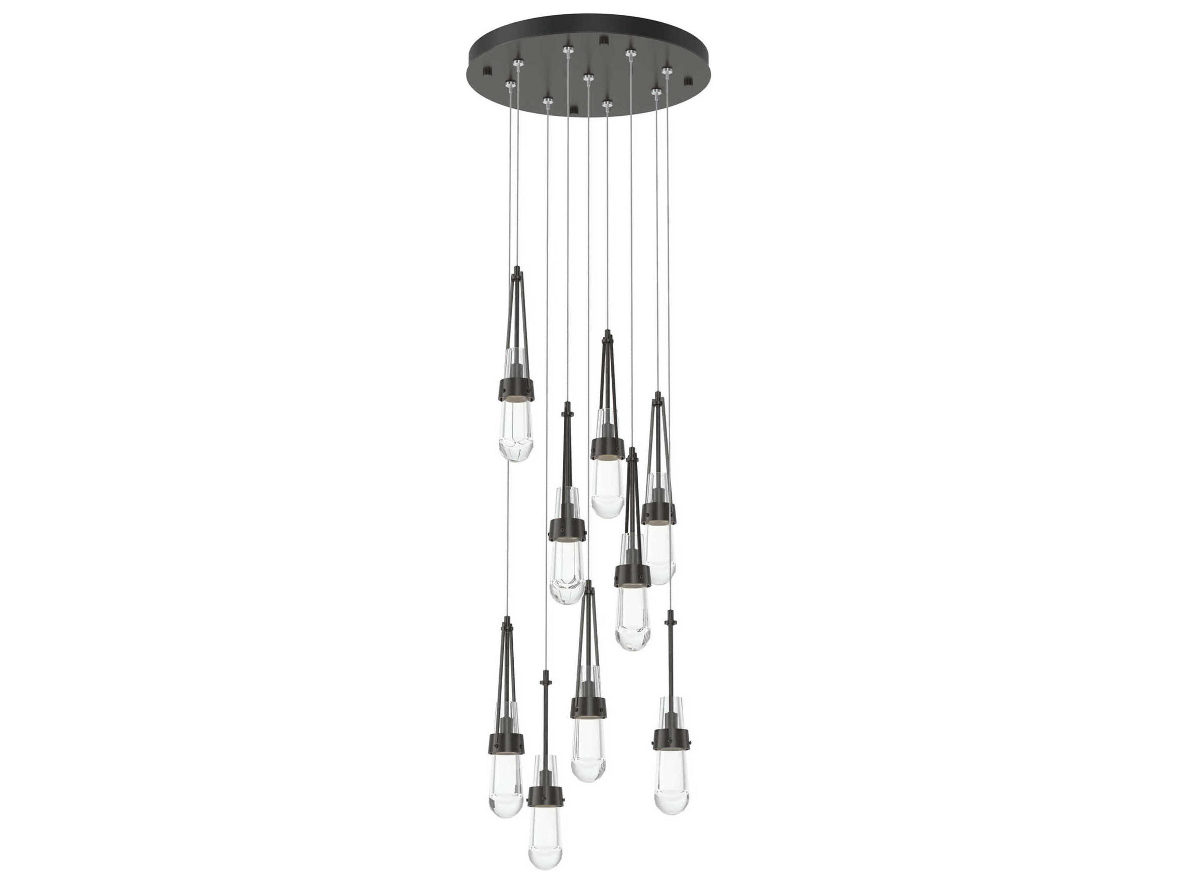 Hubbardton Forge Link 9-Light Glass Pendant