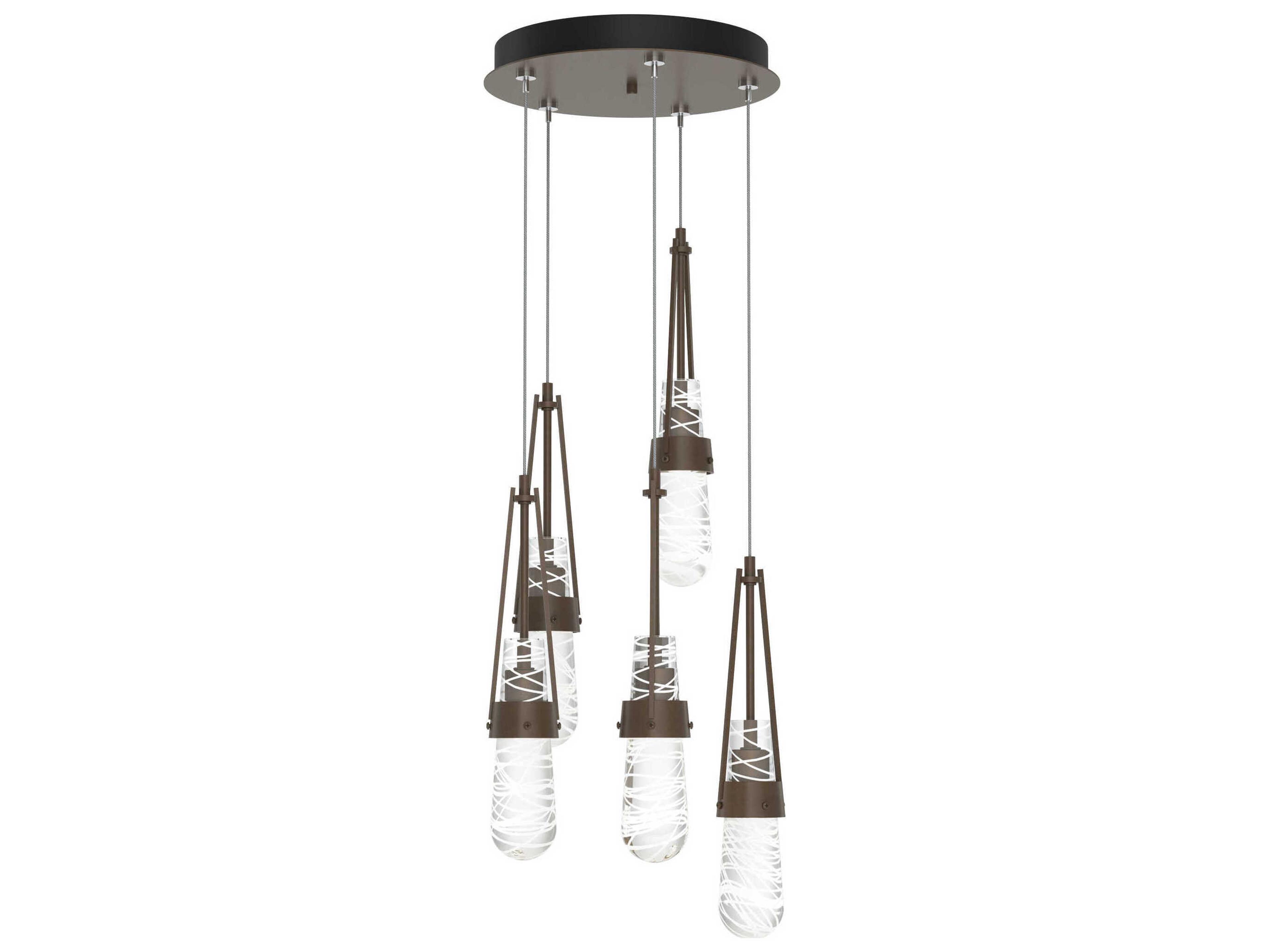 Hubbardton Forge Link 5-Light Glass LED Pendant