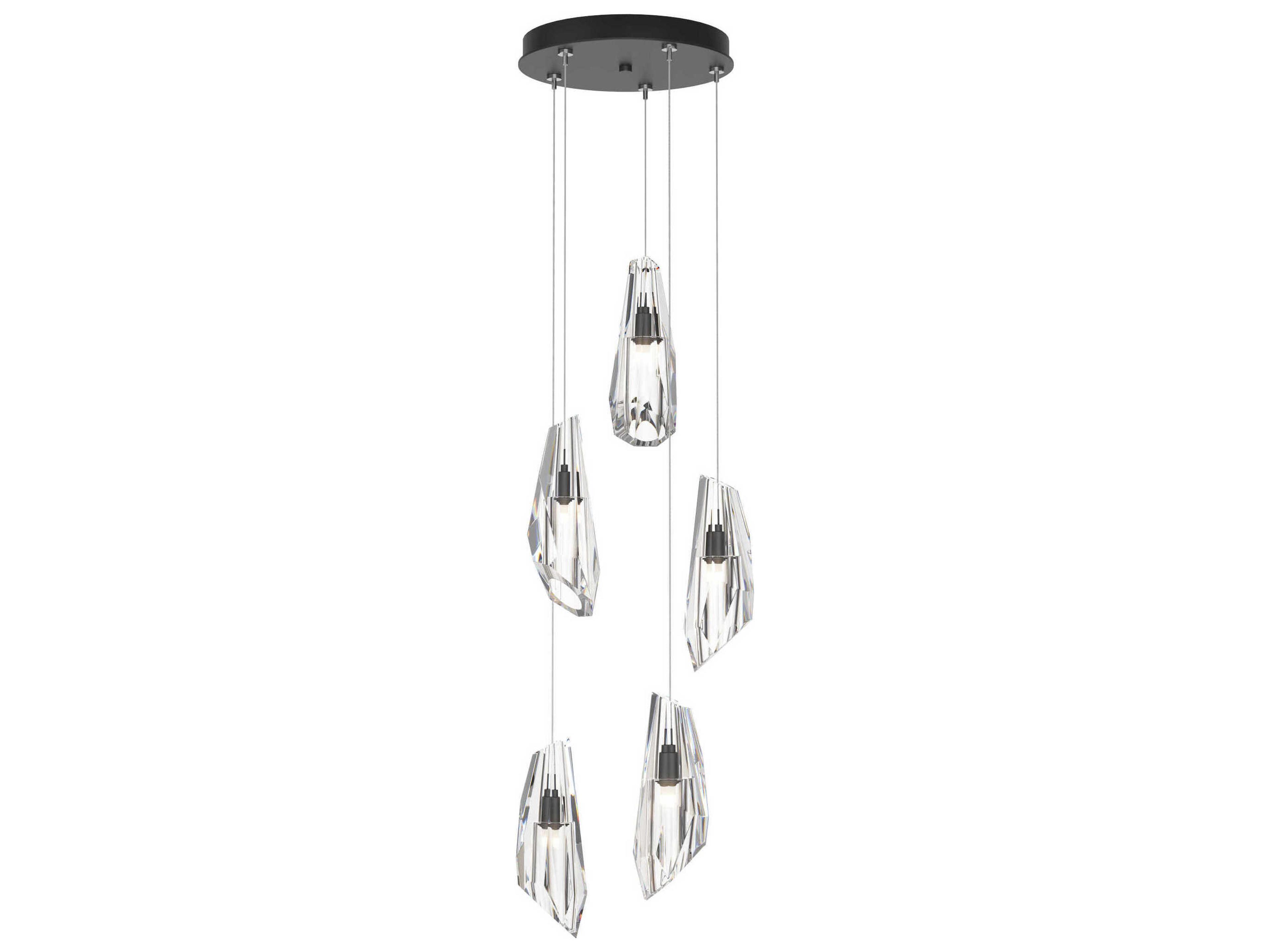 Hubbardton Forge Luma 5-Light Crystal LED Pendant