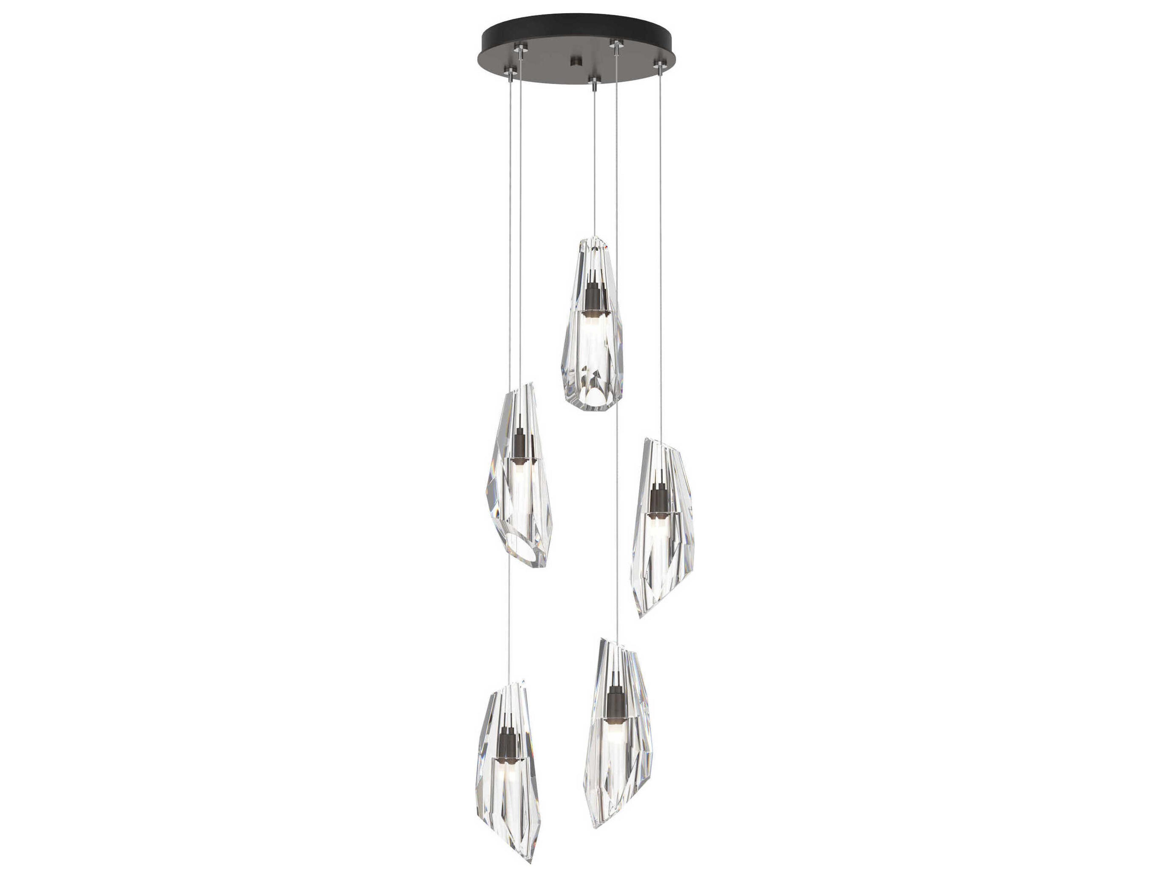 Hubbardton Forge Luma 5-Light Crystal LED Pendant