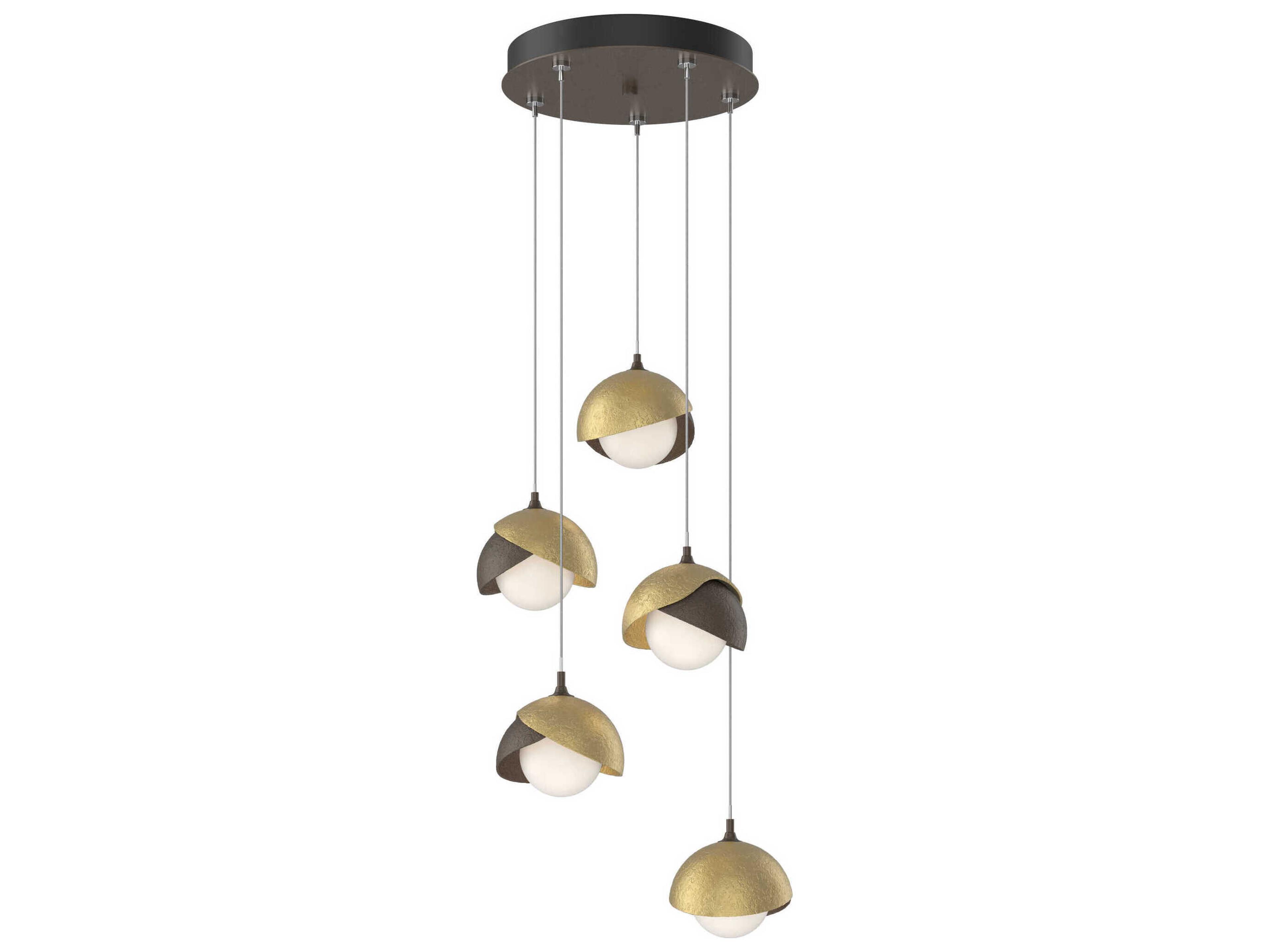Hubbardton Forge Brooklyn 5-Light Glass LED Globe Pendant