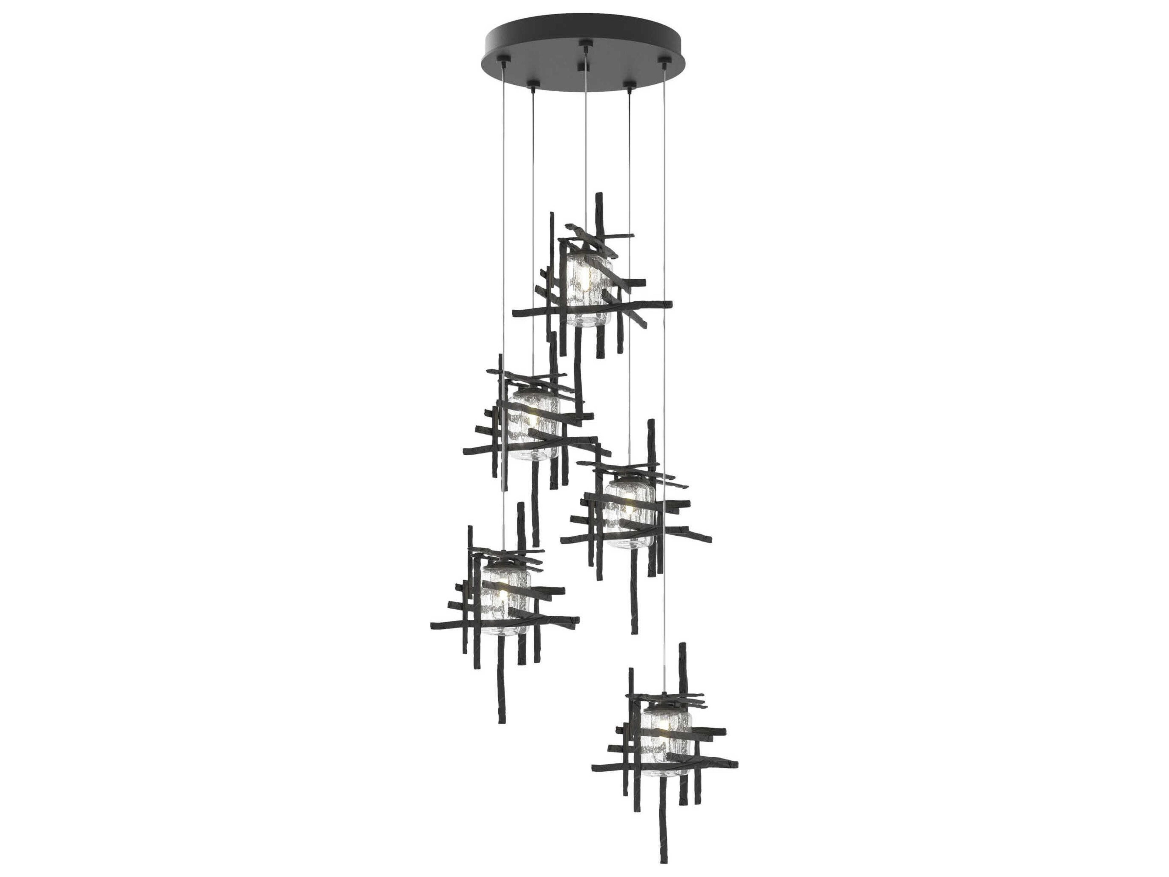 Hubbardton Forge Tura 5-Light Glass LED Pendant