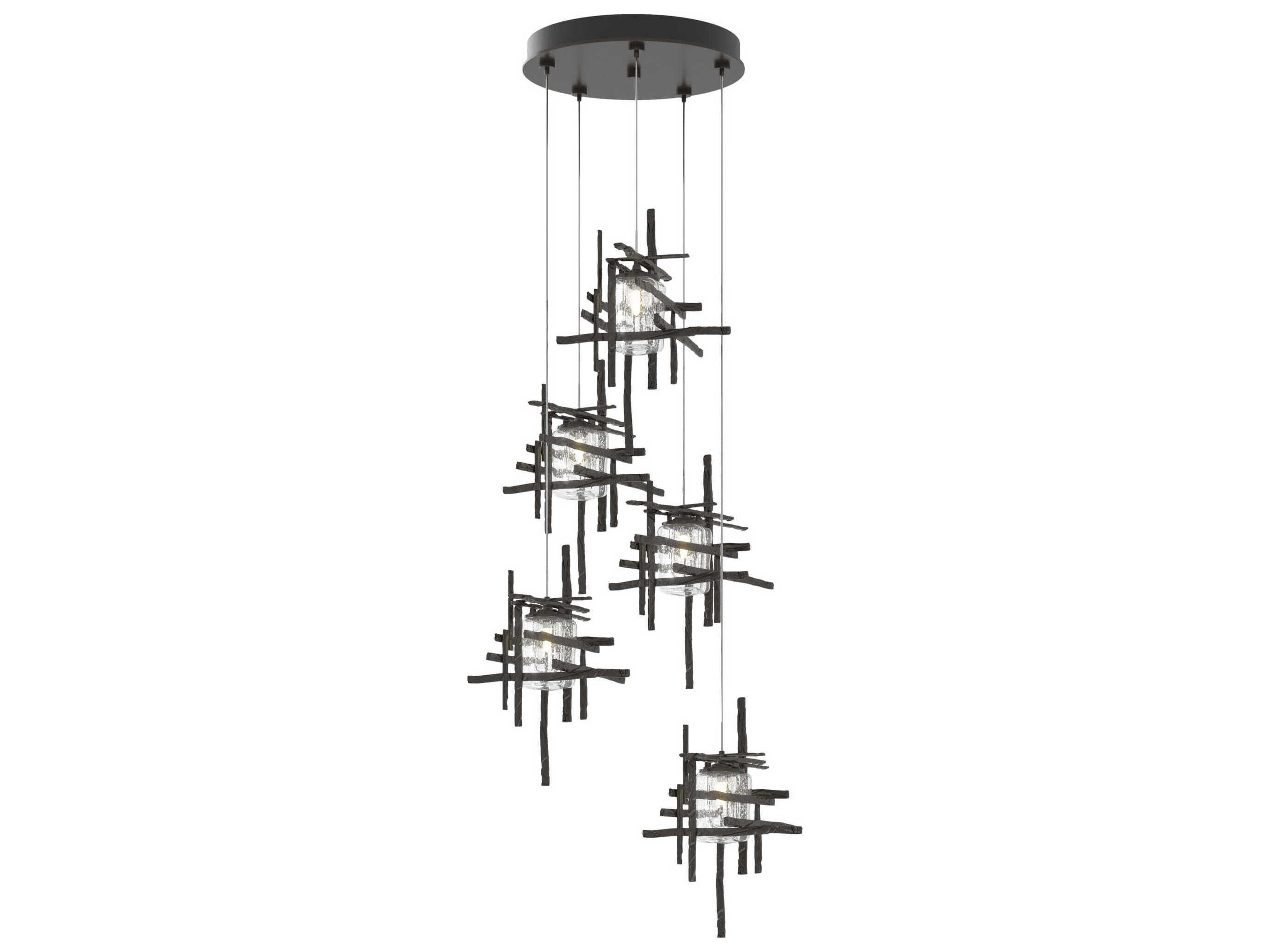 Hubbardton Forge Tura 5-Light Glass LED Pendant