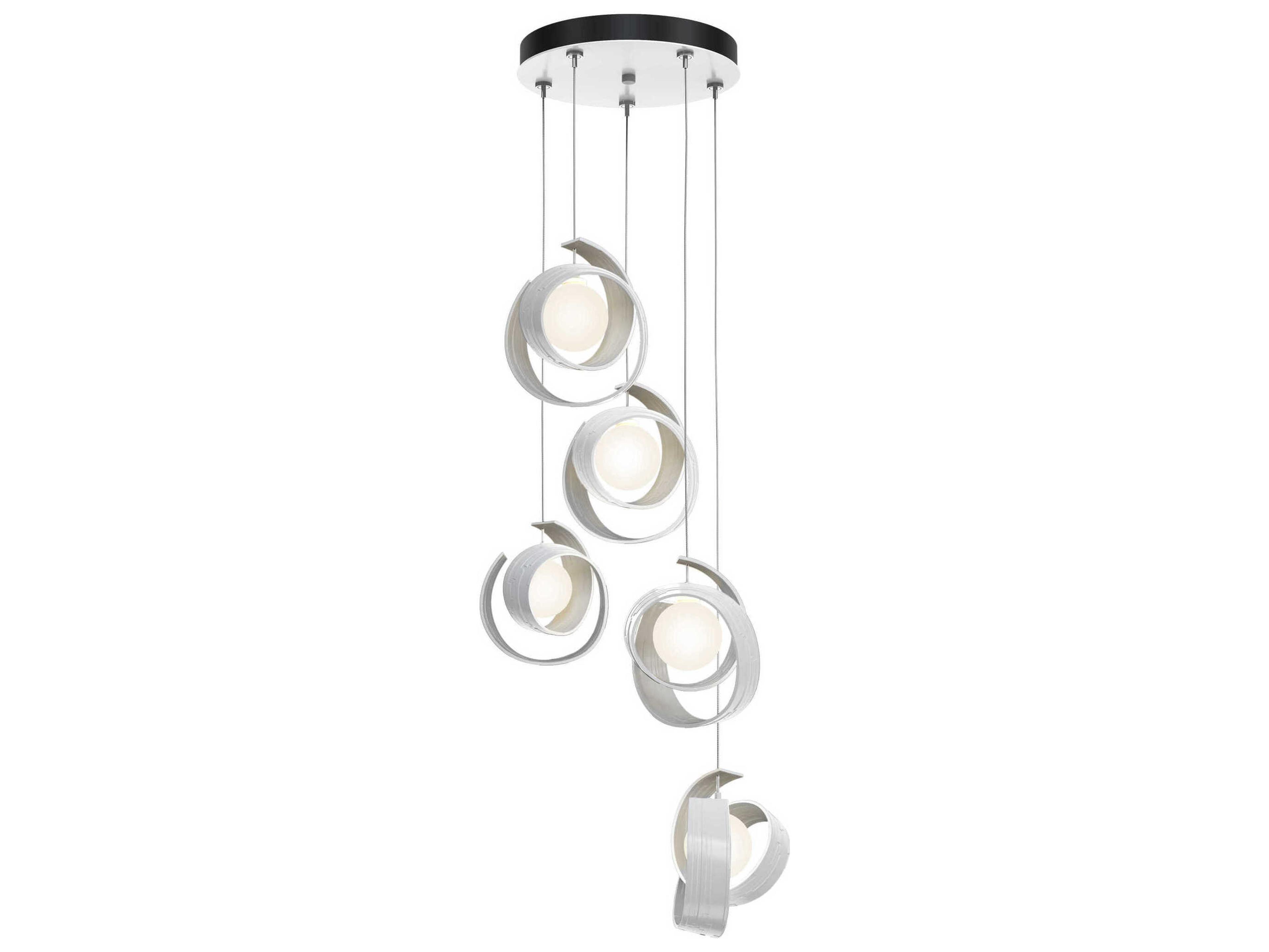 Riza 5-Light Pendant Sculptural Modern Fixture