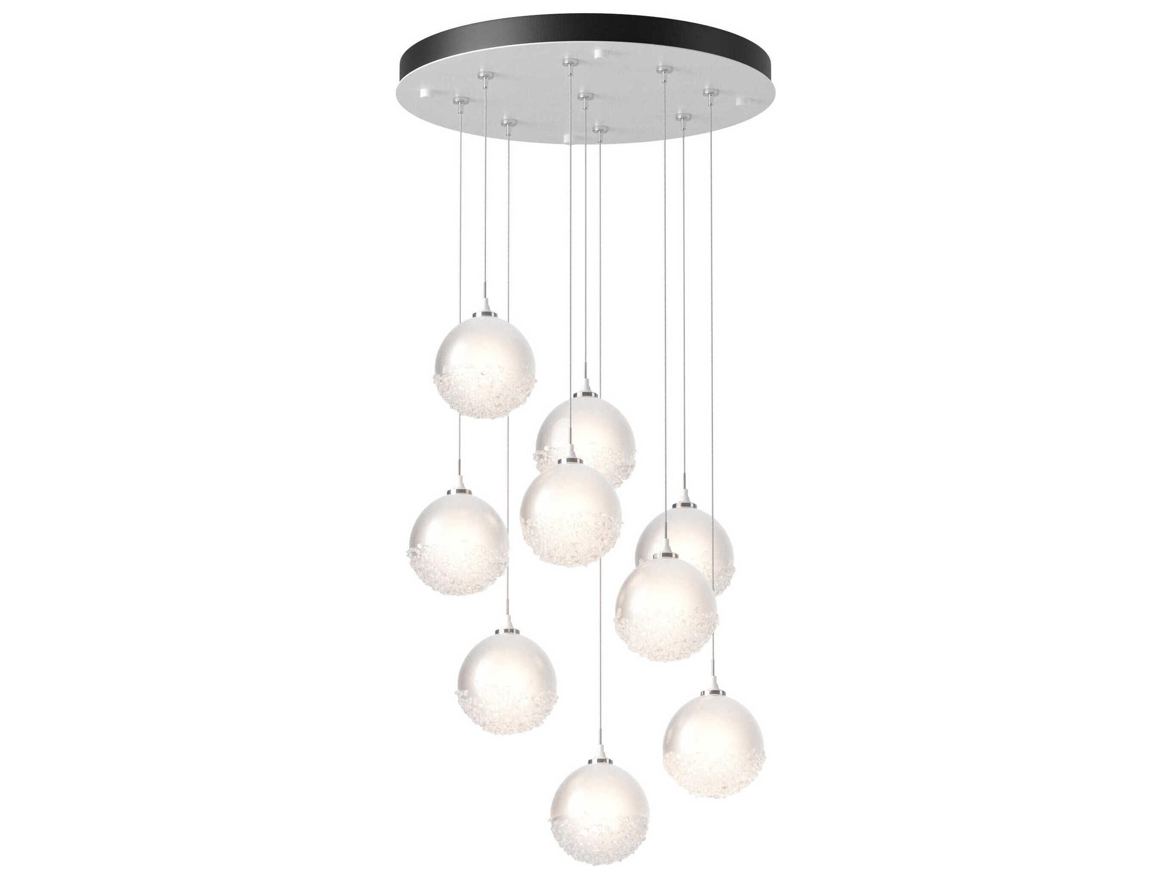Fritz 9-Light Glass LED Globe Pendant