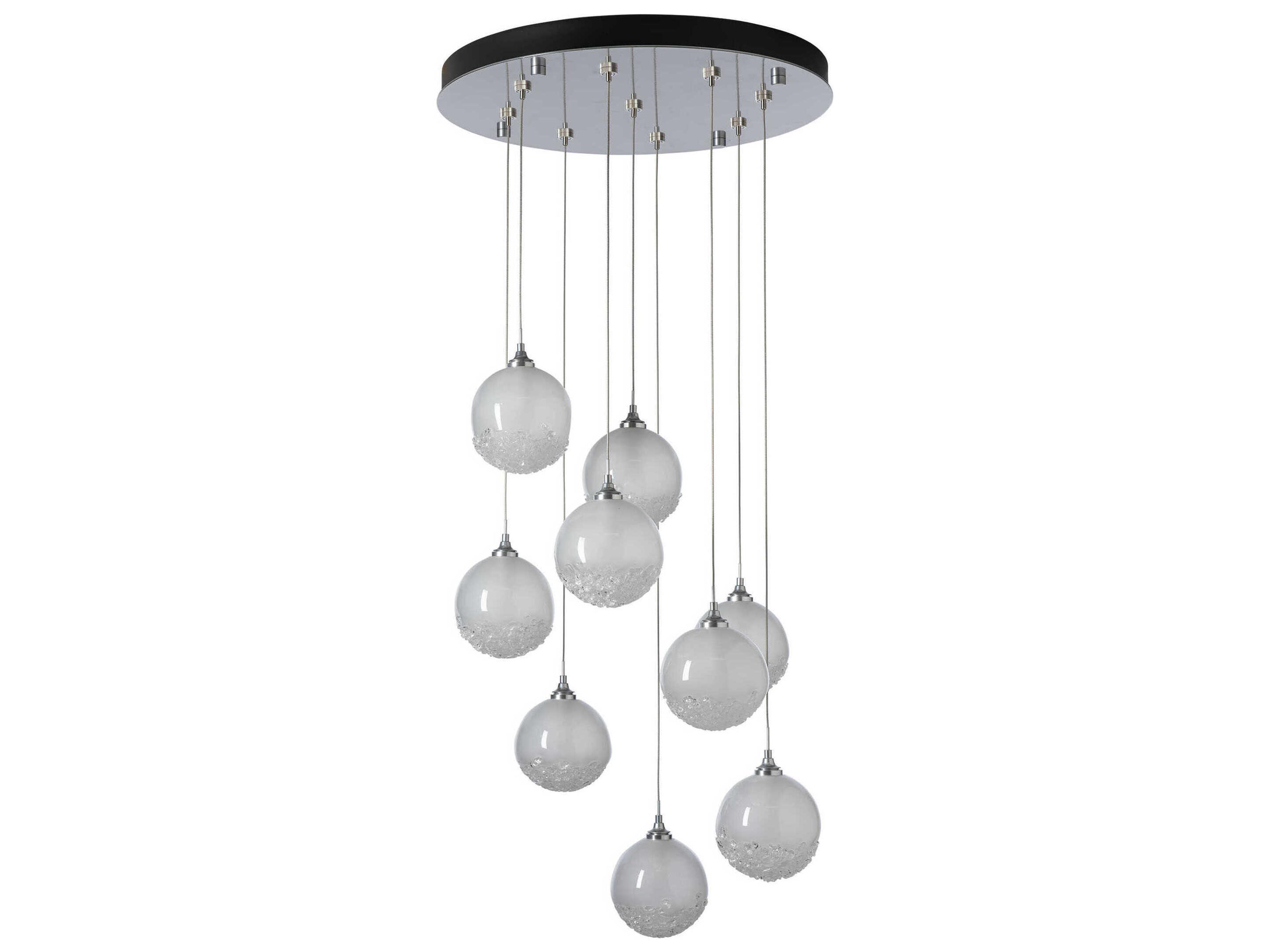 Hubbardton Forge Fritz 9-Light Glass LED Globe Pendant