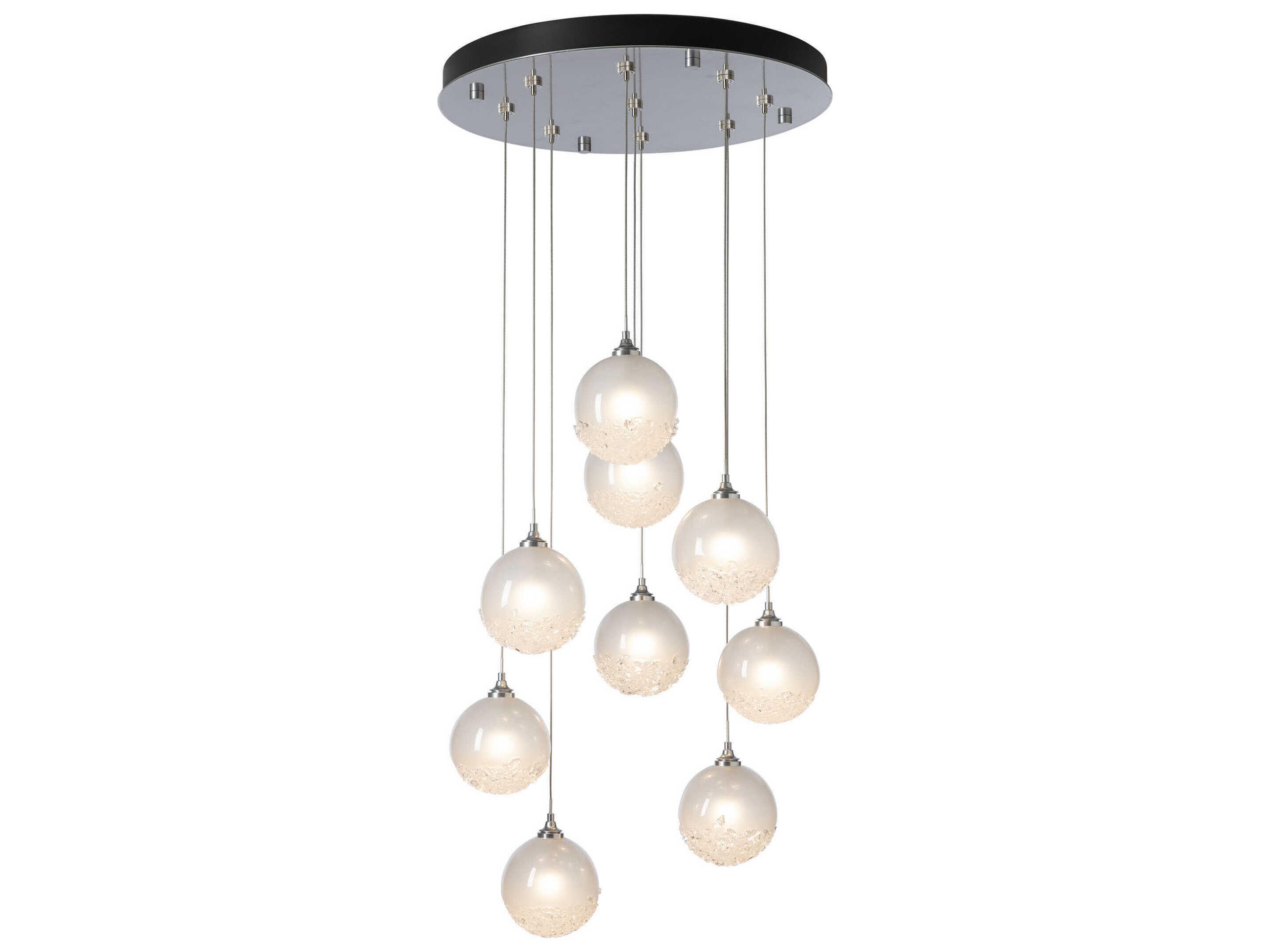 Hubbardton Forge Fritz 9-Light Glass LED Globe Pendant