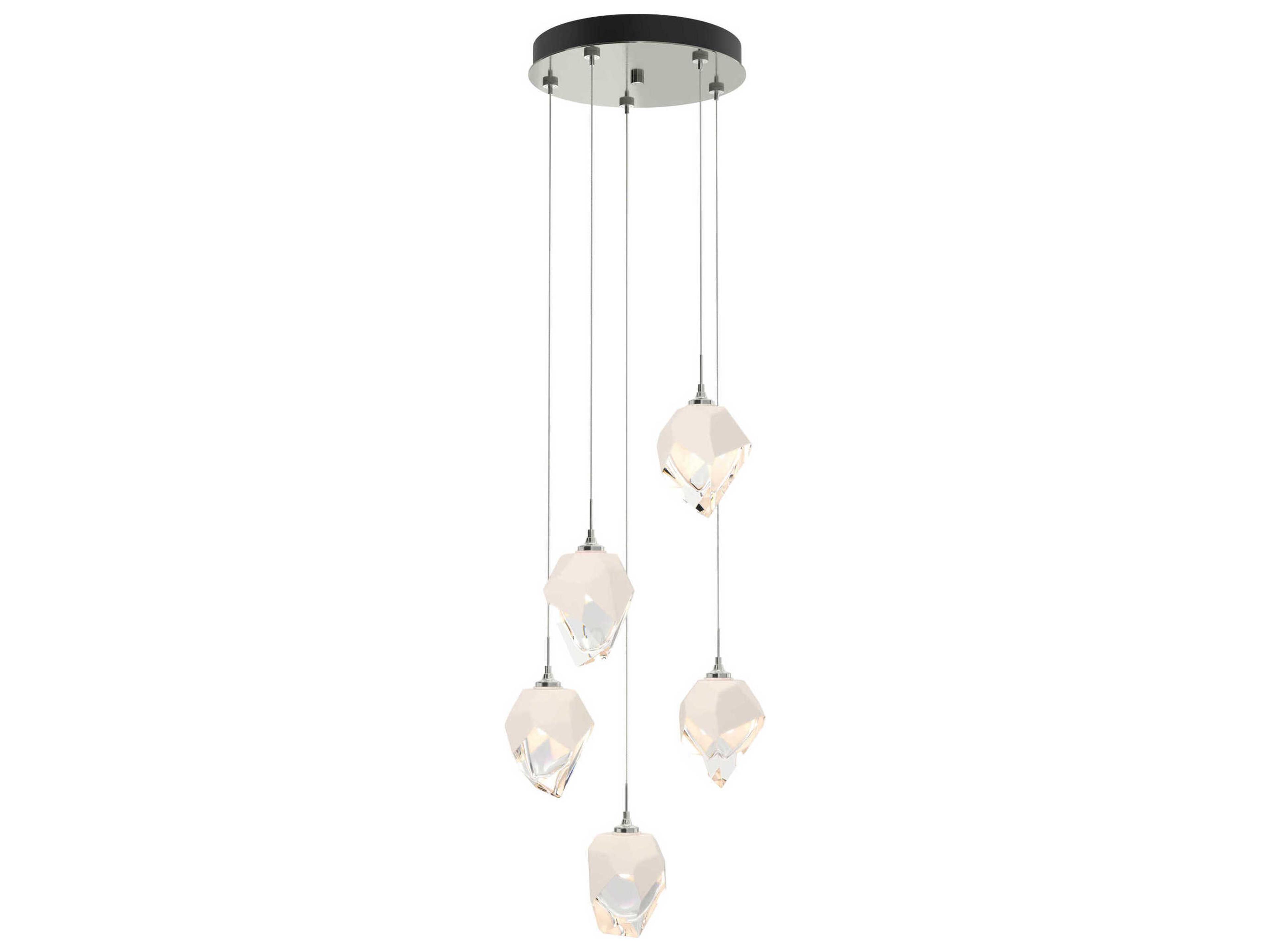 Hubbardton Forge Chrysalis 5-Light Crystal Glass Pendant