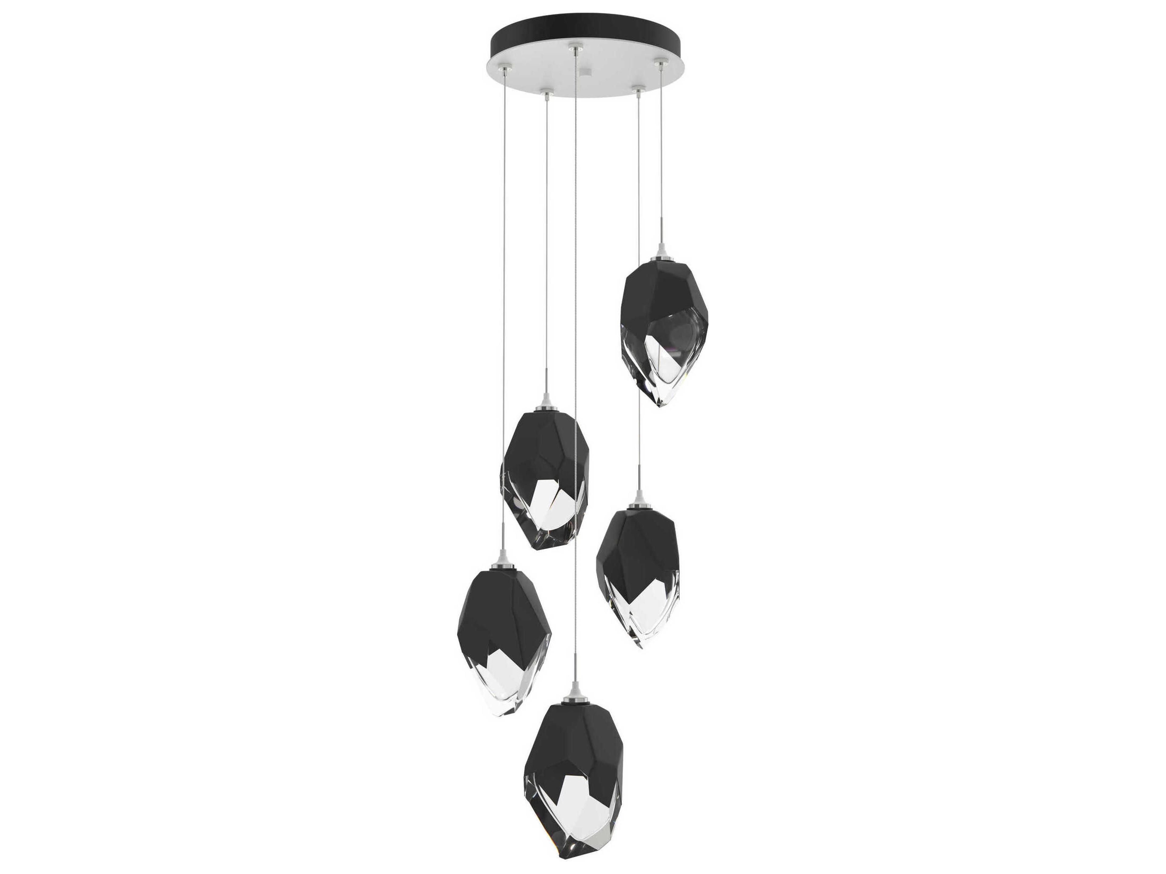 Hubbardton Forge Chrysalis 5-Light Crystal Glass Pendant
