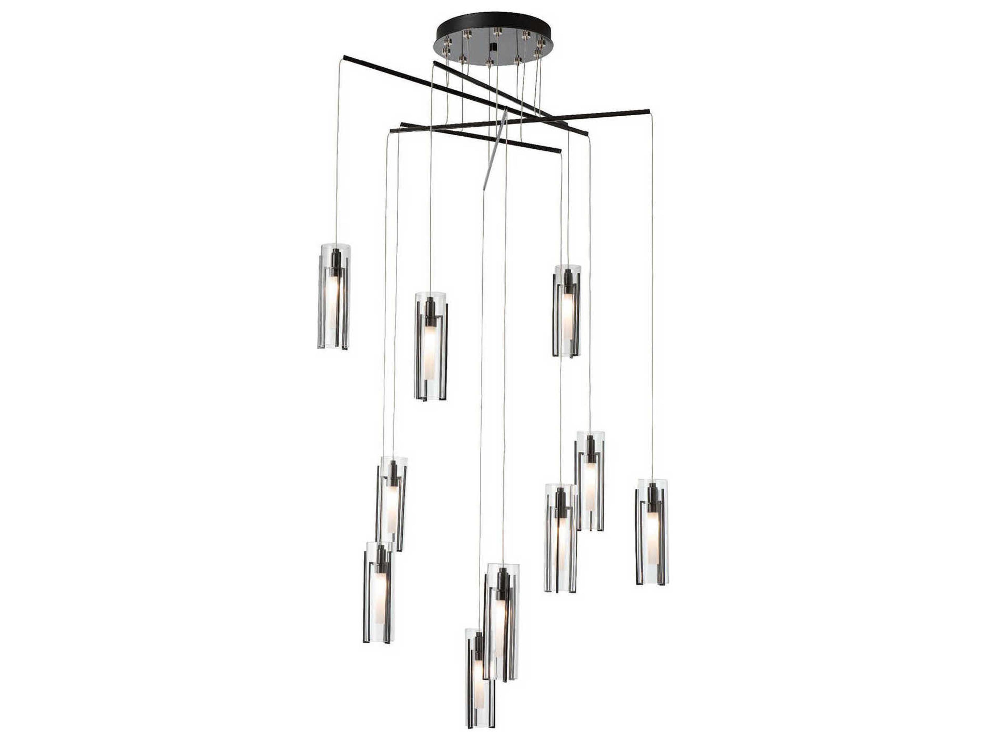 Hubbardton Forge Exos 10-Light Cylinder Linear Pendant