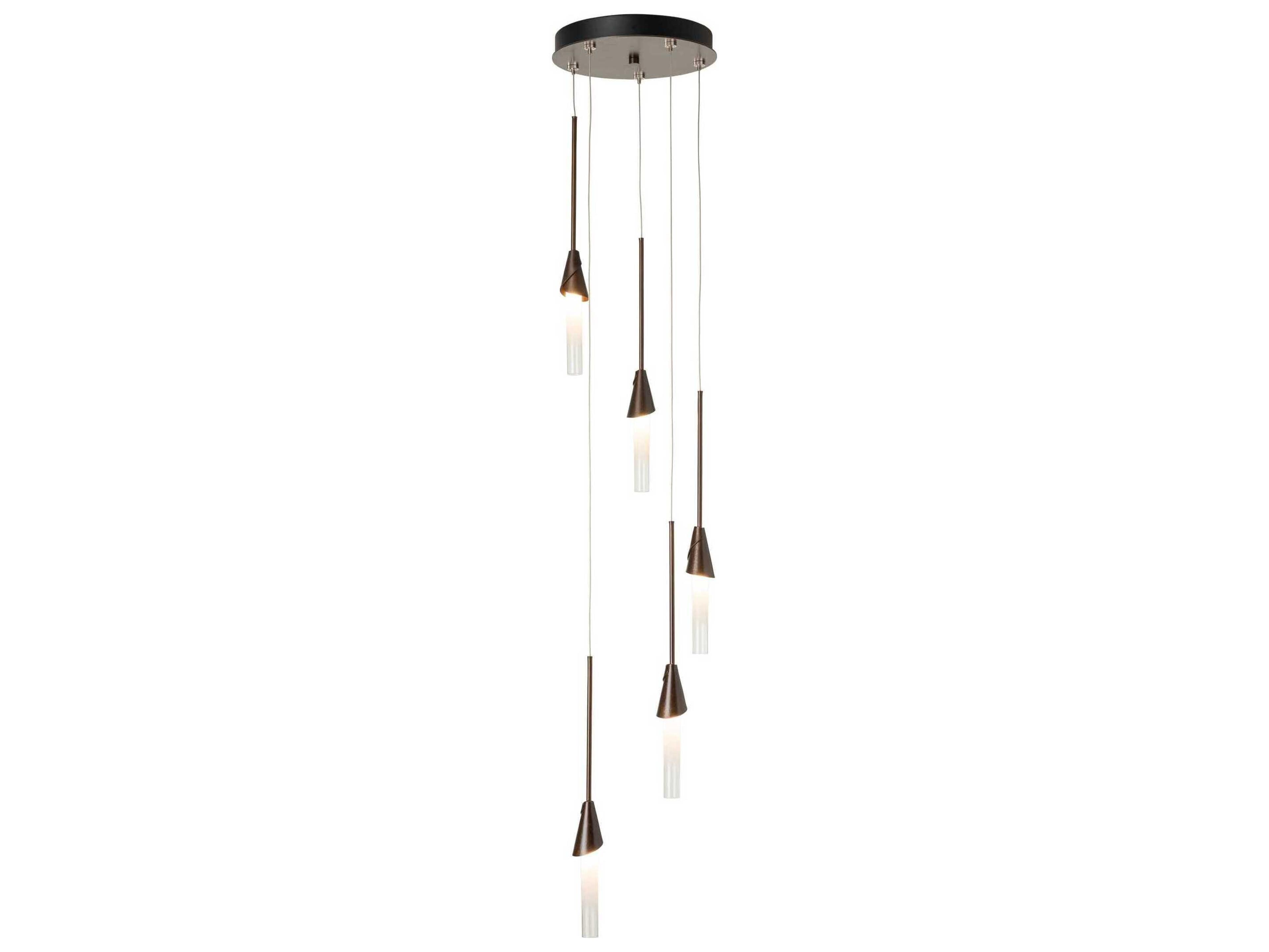 Hubbardton Forge Lilium 5-Light Cylinder Mini Pendant