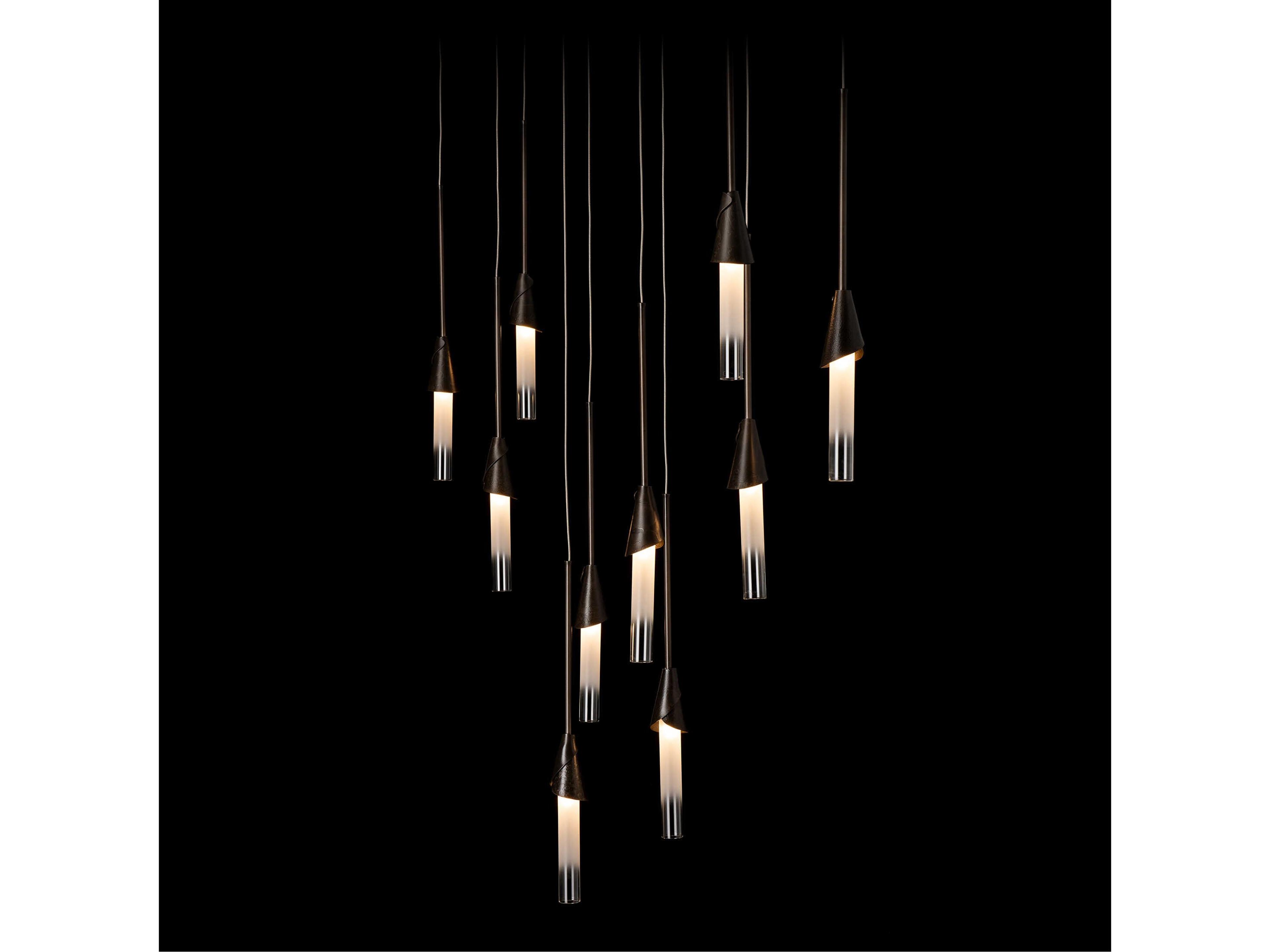 Hubbardton Forge Lilium 10-Light Cylinder Island Pendant