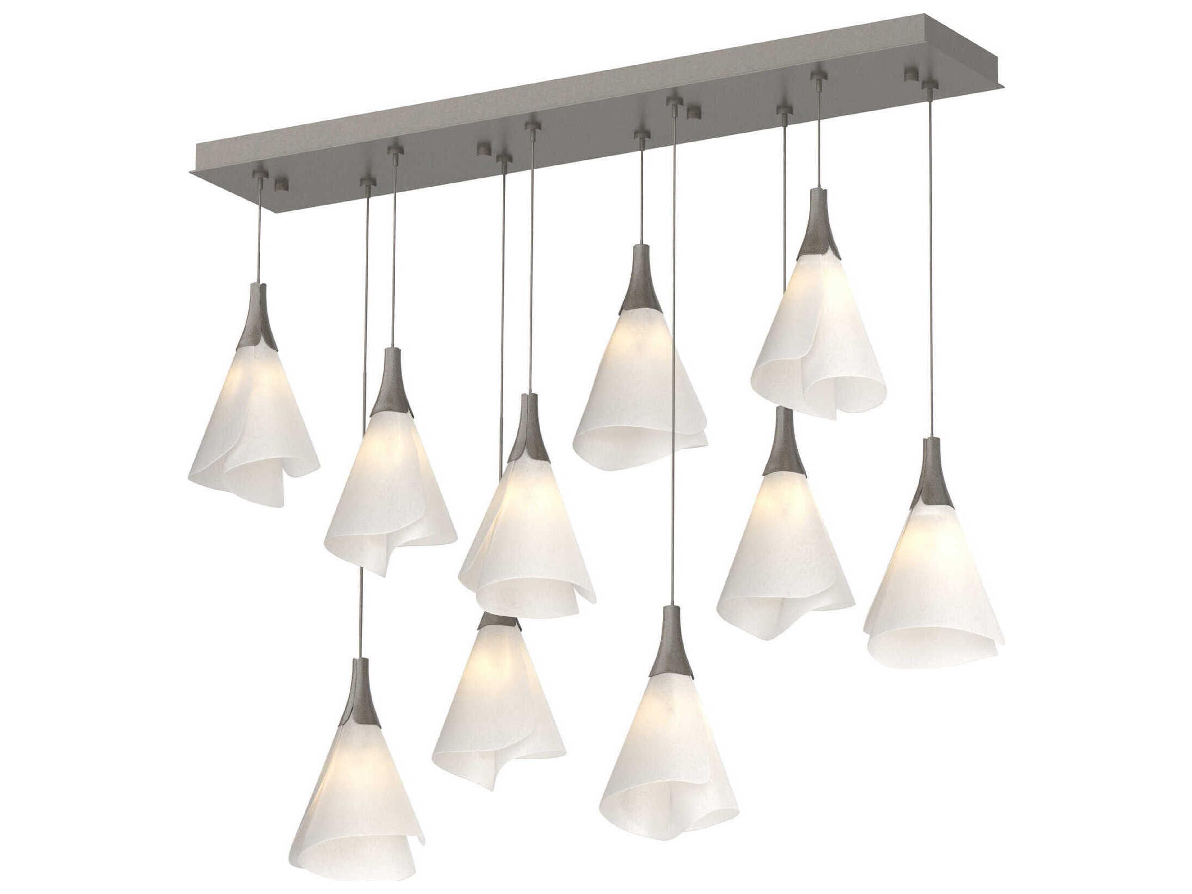 Hubbardton Forge Mobius 10-Light Linear Island Pendant