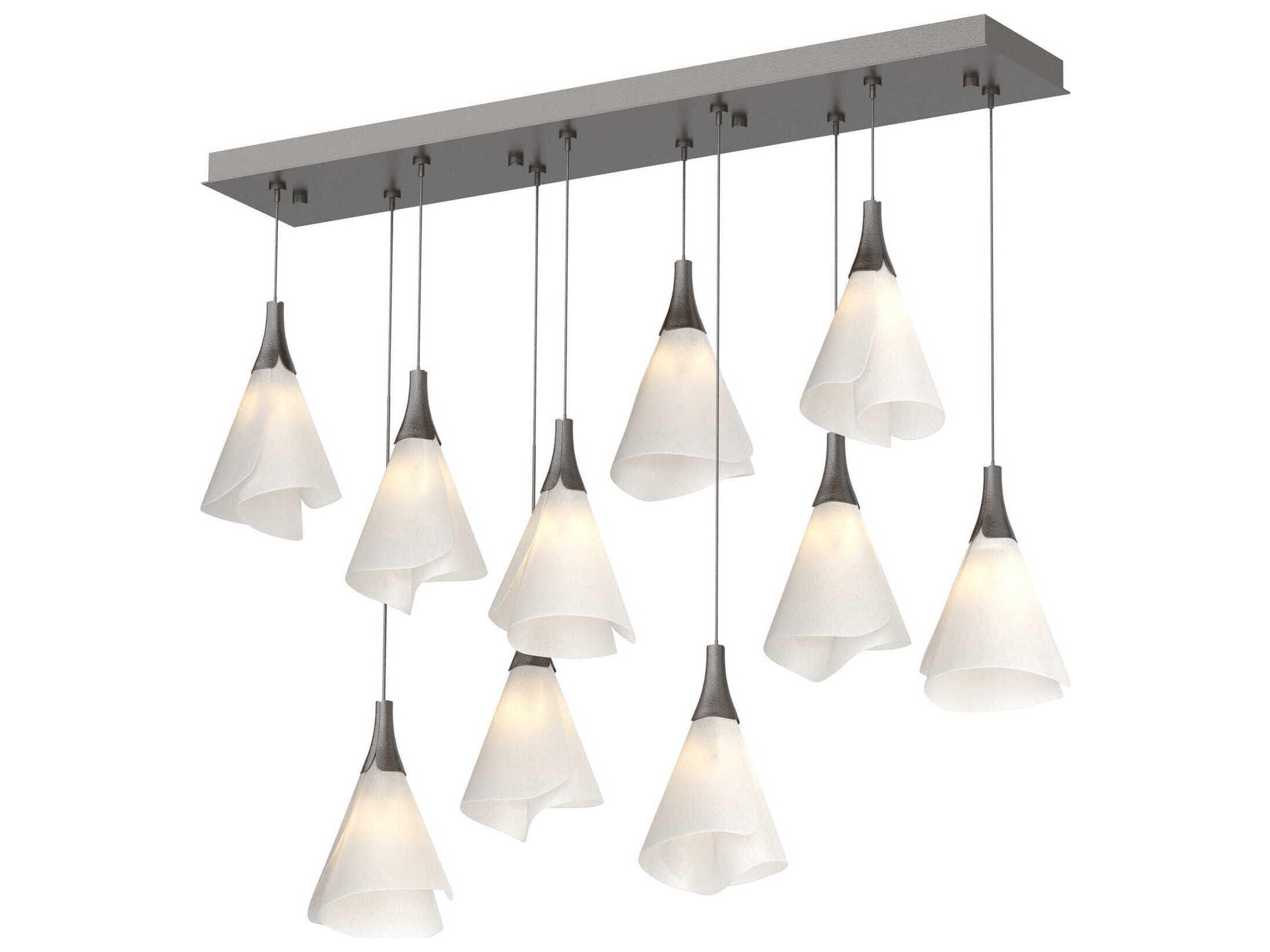 Hubbardton Forge Mobius 10-Light Linear Island Pendant