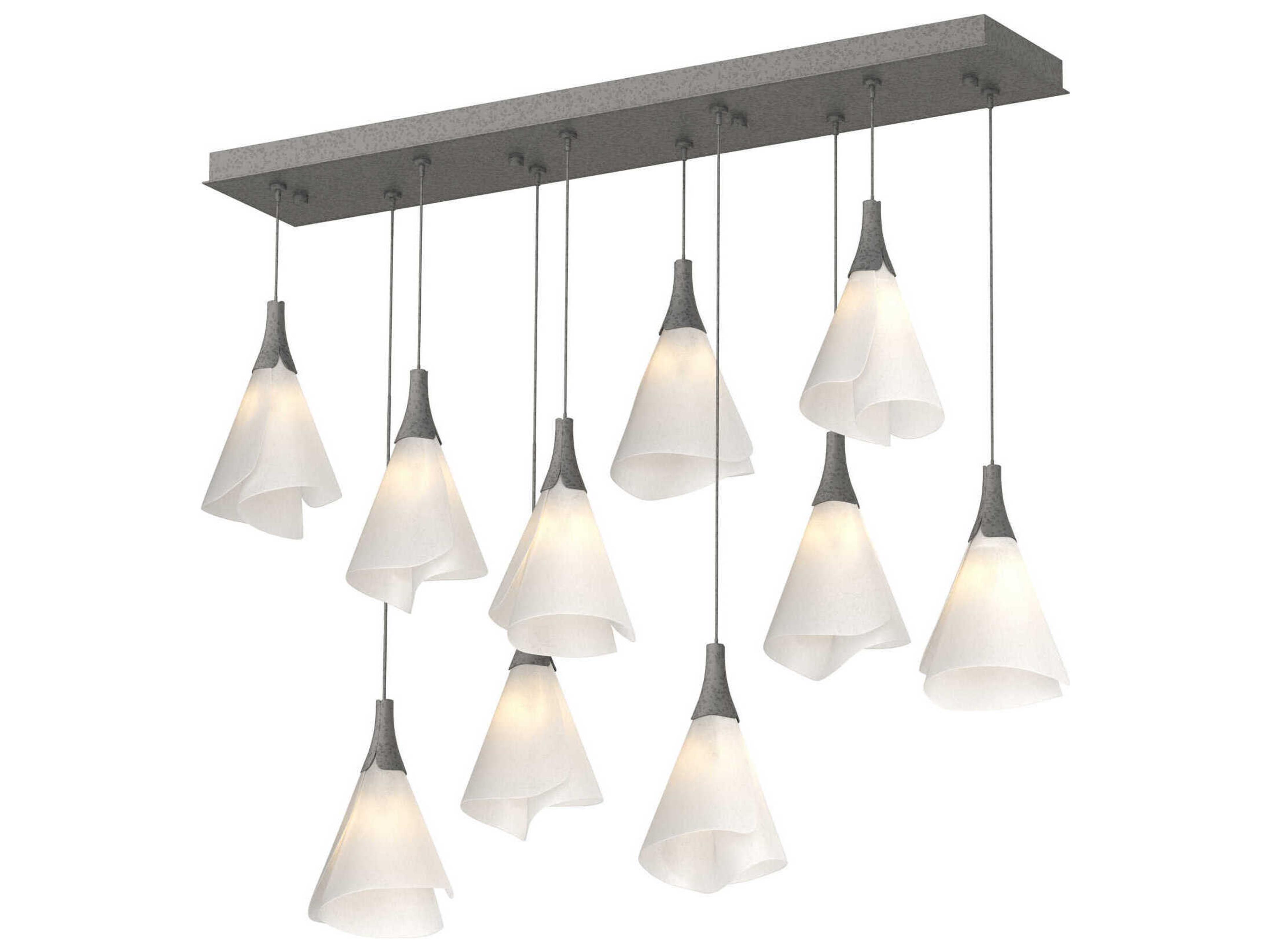 Hubbardton Forge Mobius 10-Light Linear Island Pendant