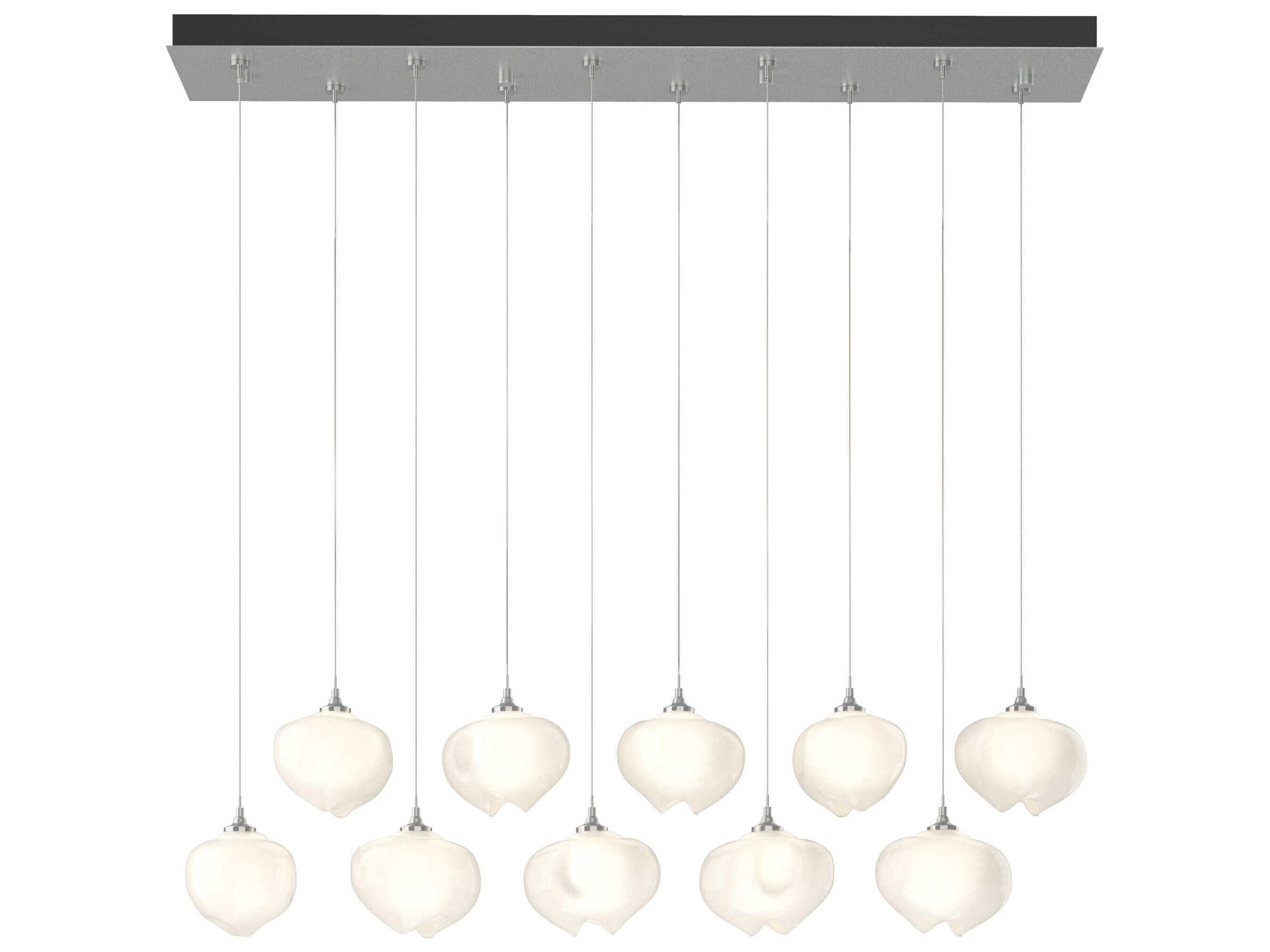Hubbardton Forge Ume 10-Light Glass Linear Island Pendant