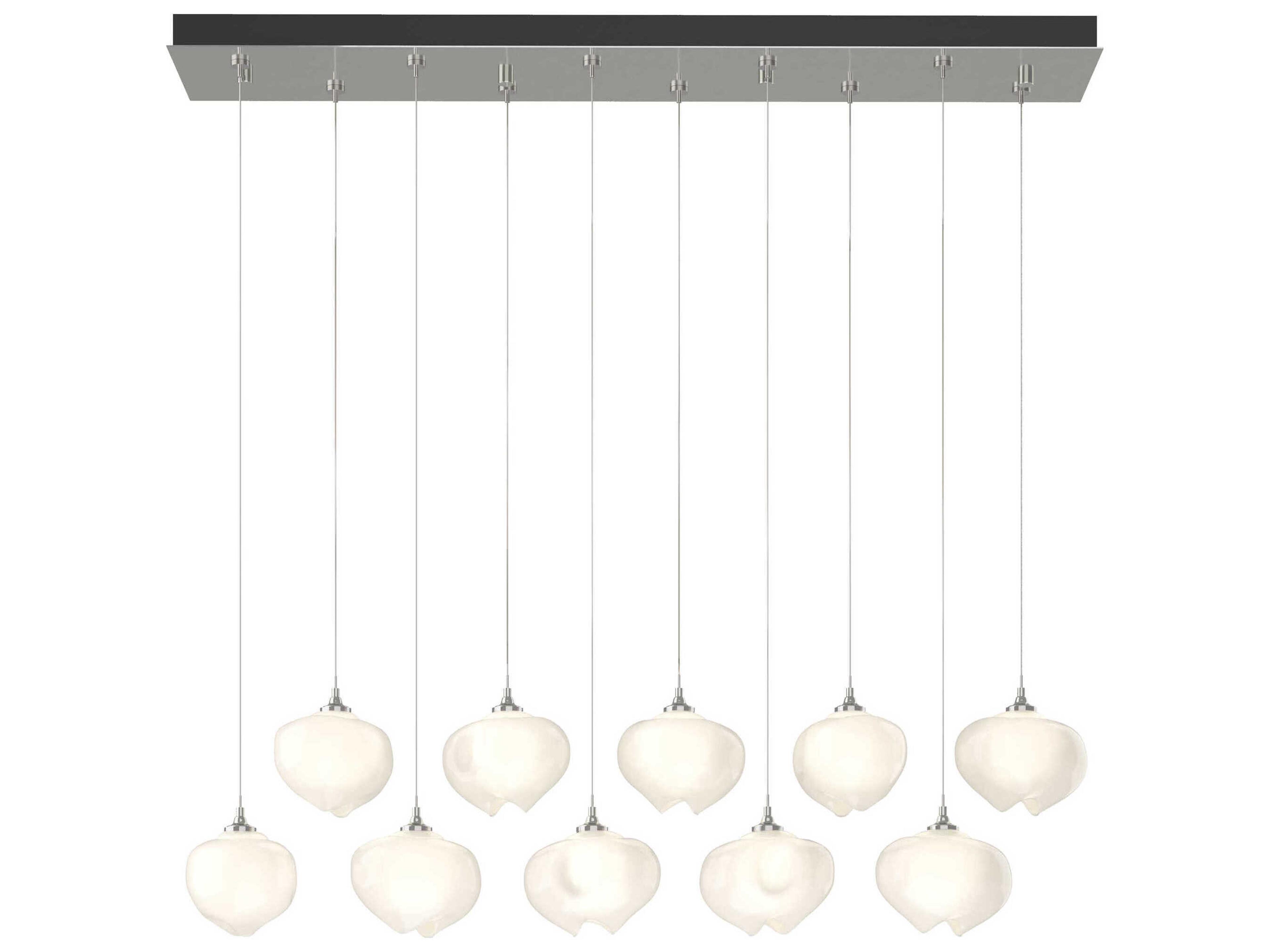Hubbardton Forge Ume 10-Light Glass Linear Island Pendant