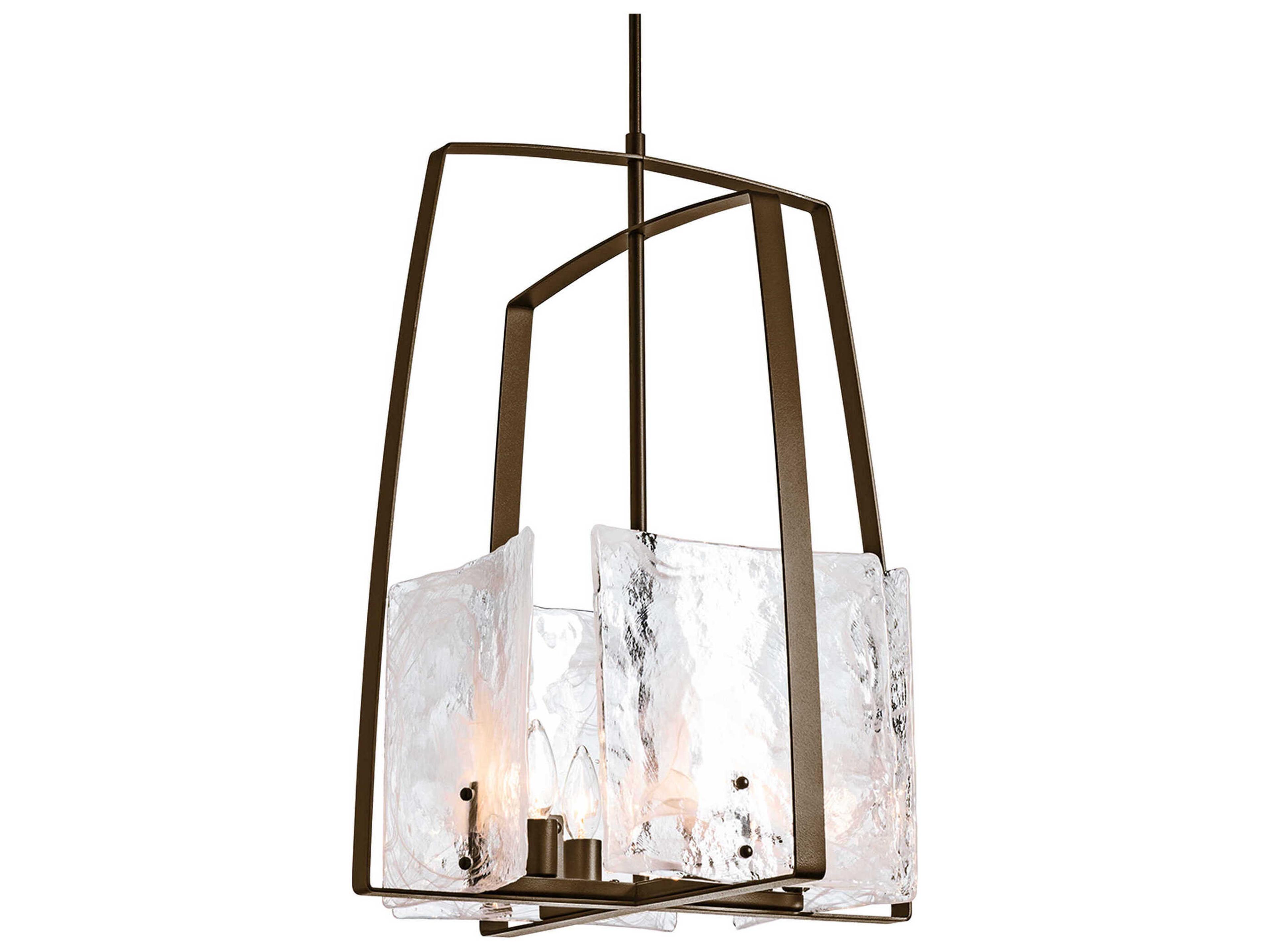 Hubbardton Forge Arc 4-Light Glass Geometric Pendant