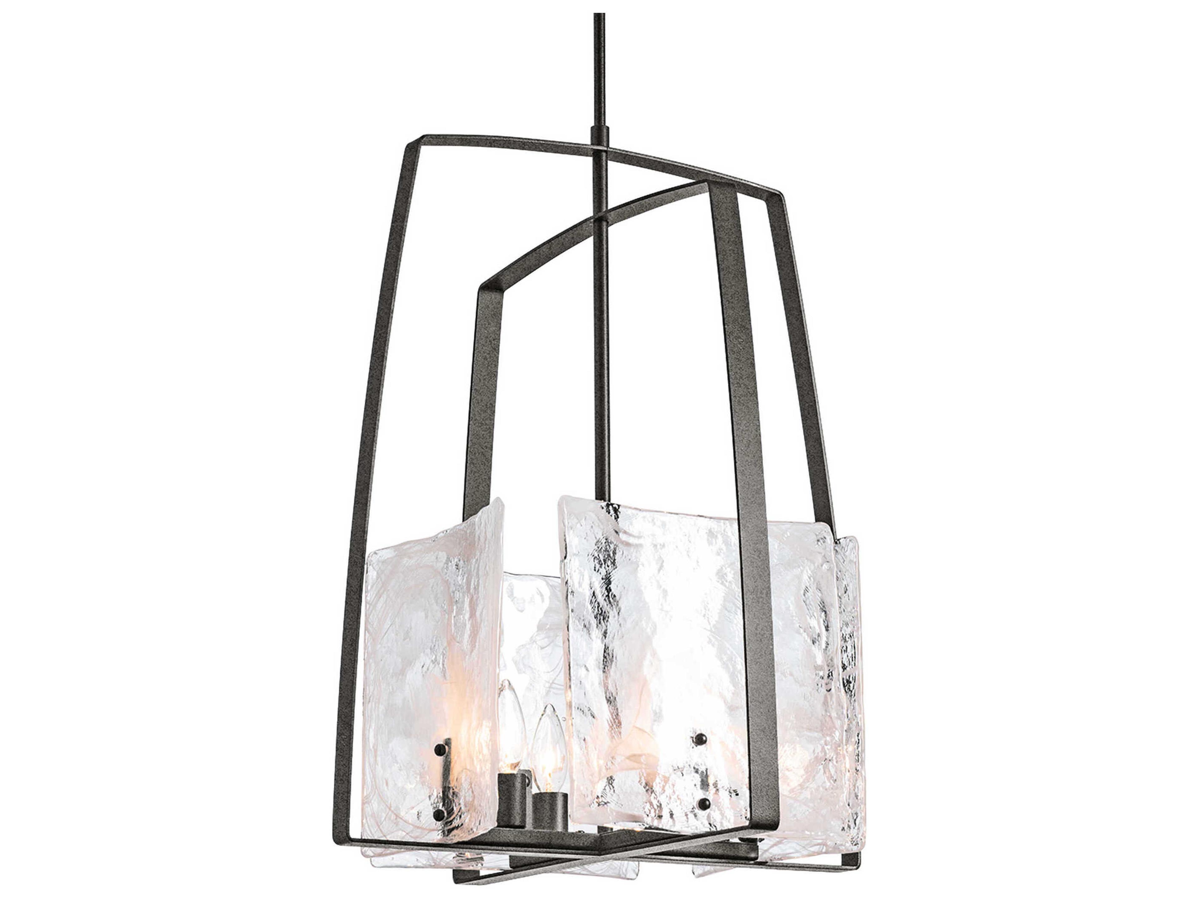 Hubbardton Forge Arc 4-Light Glass Geometric Pendant