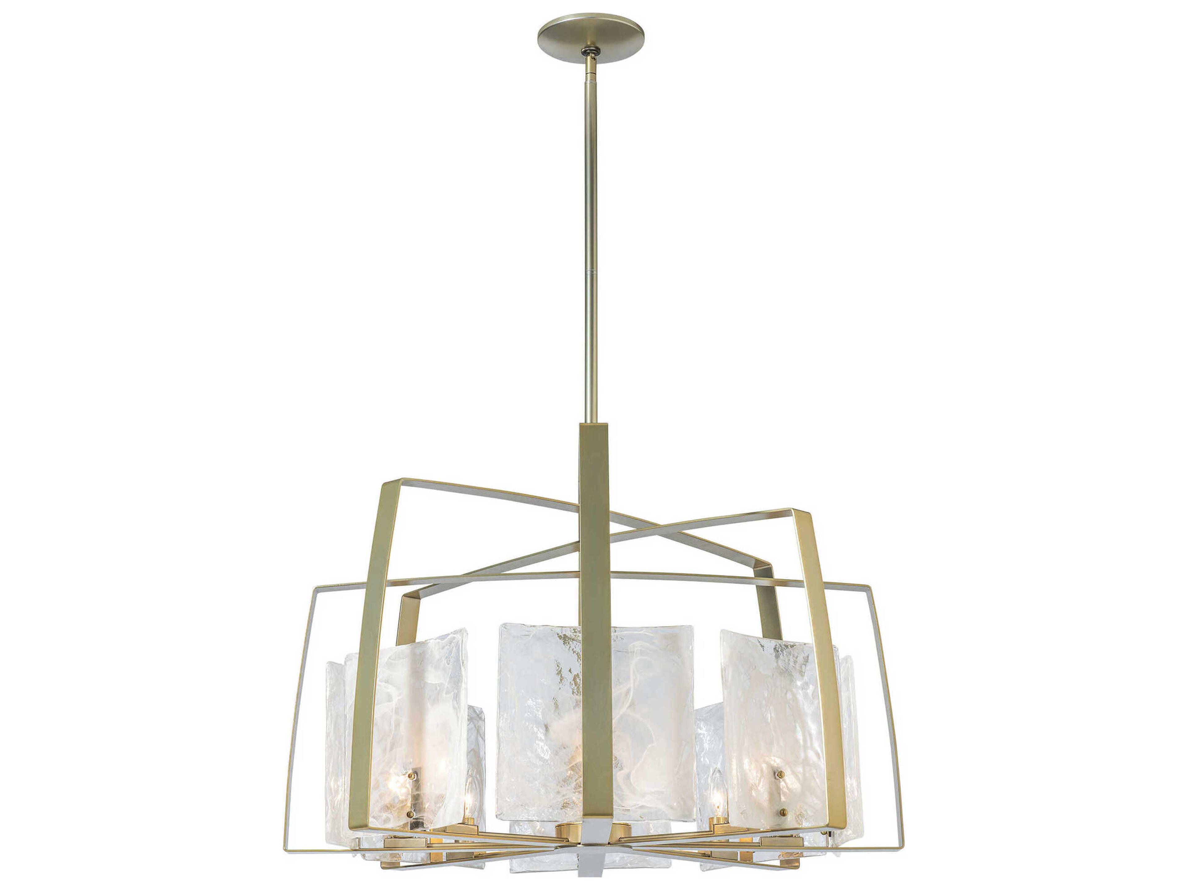 Hubbardton Forge Arc 8-Light Glass Pendant
