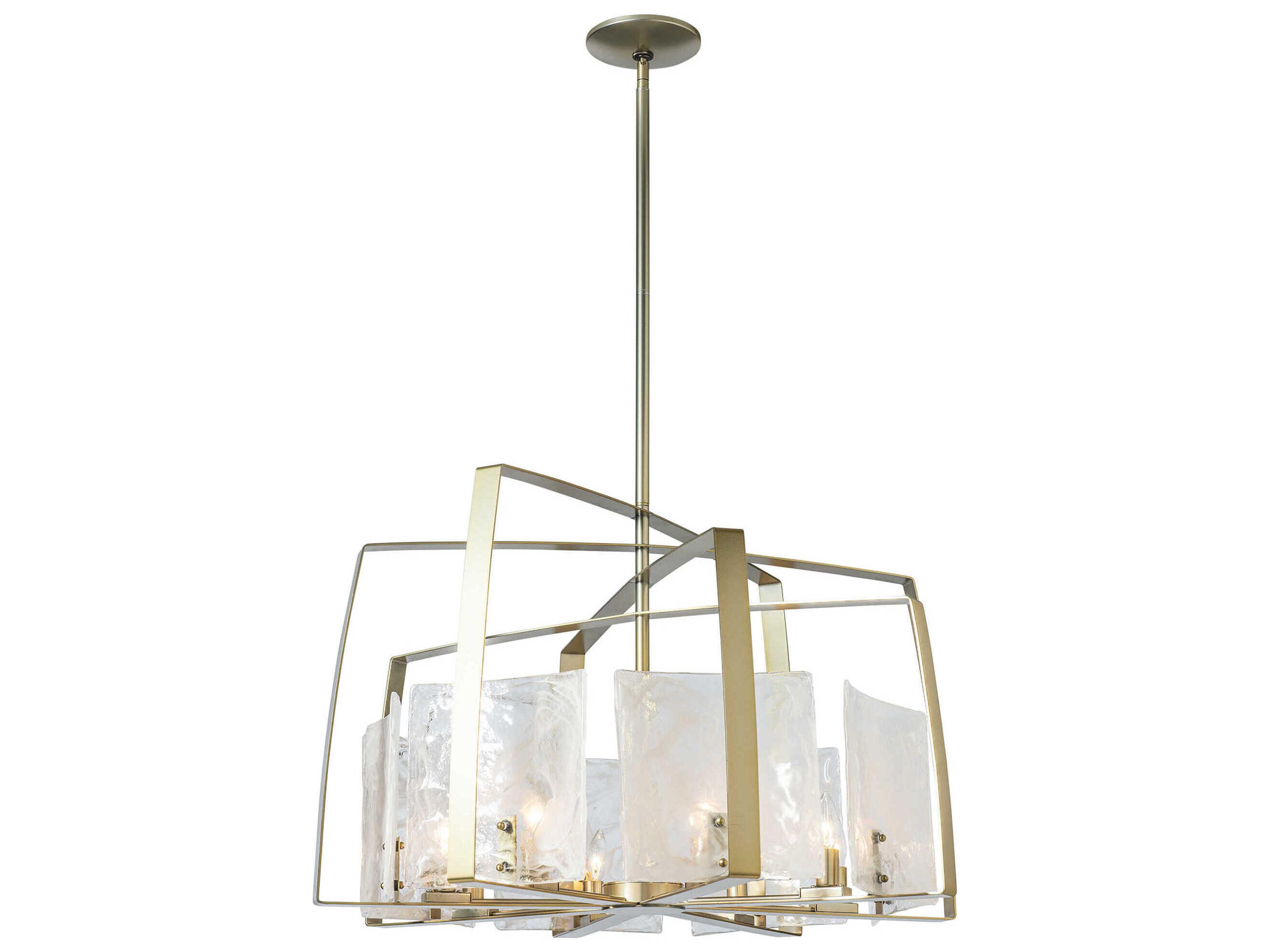Hubbardton Forge Arc 8-Light Glass Pendant