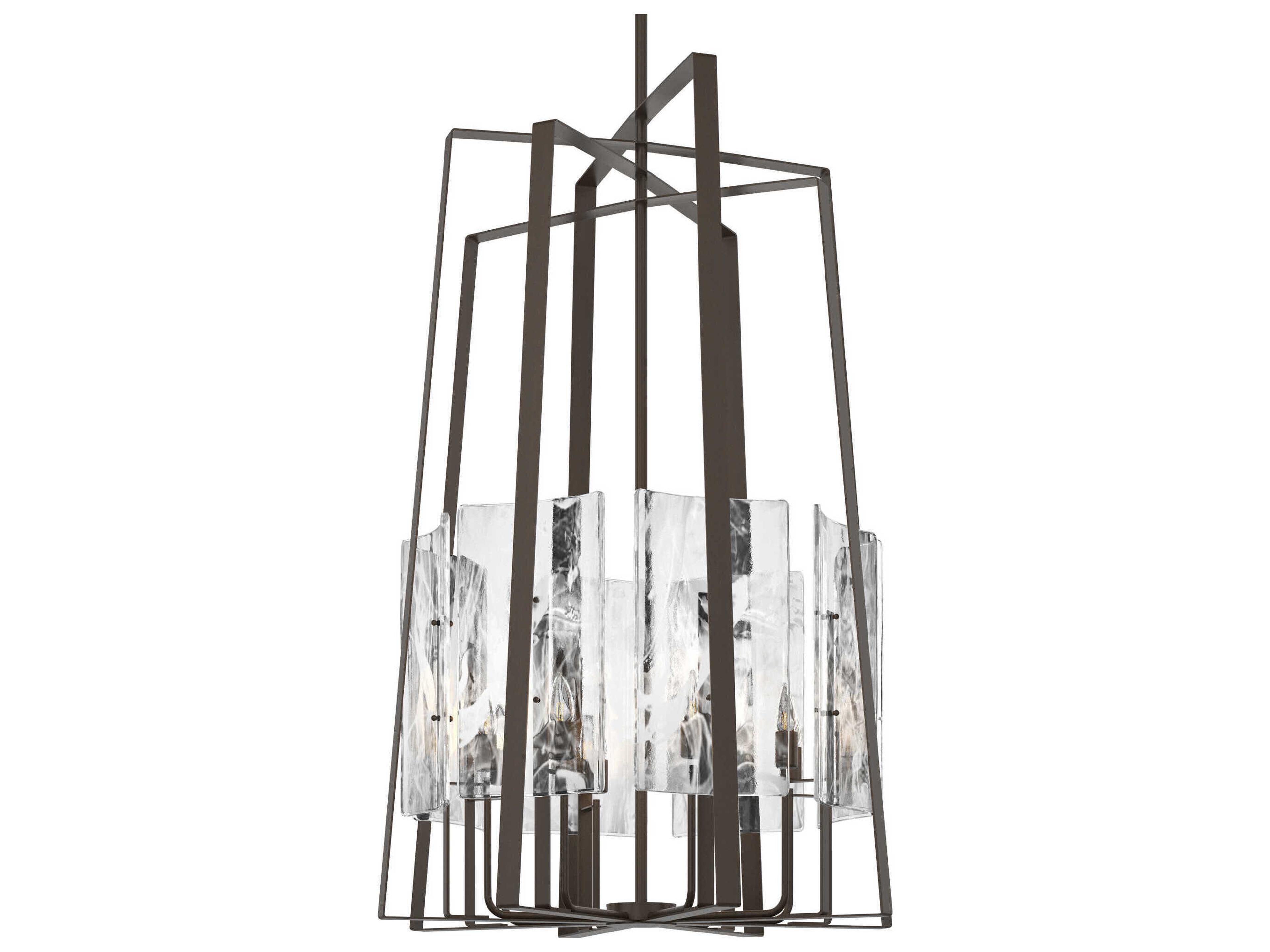 Hubbardton Forge Arc 8-Light Glass Geometric Pendant