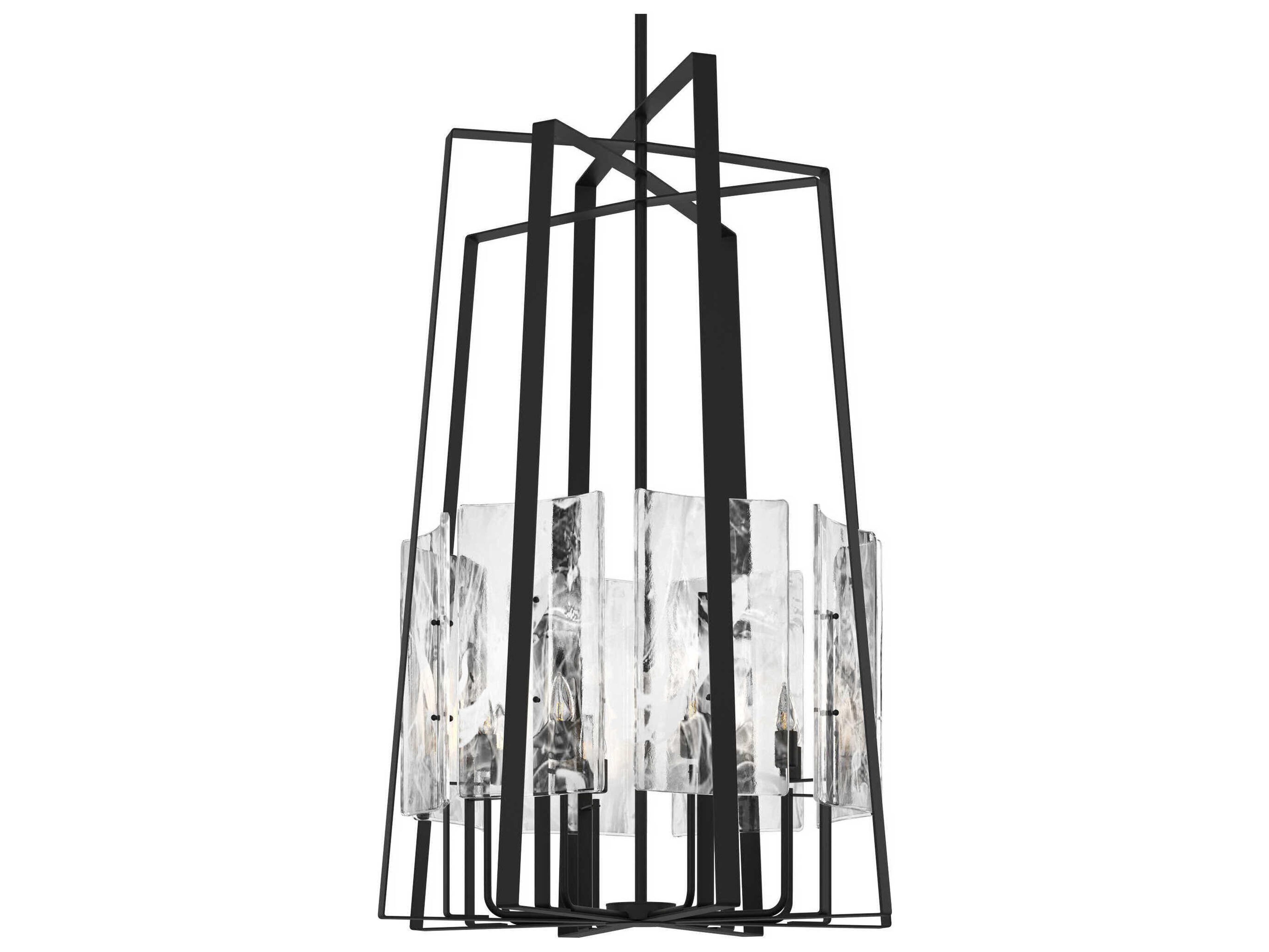 Hubbardton Forge Arc 8-Light Glass Geometric Pendant