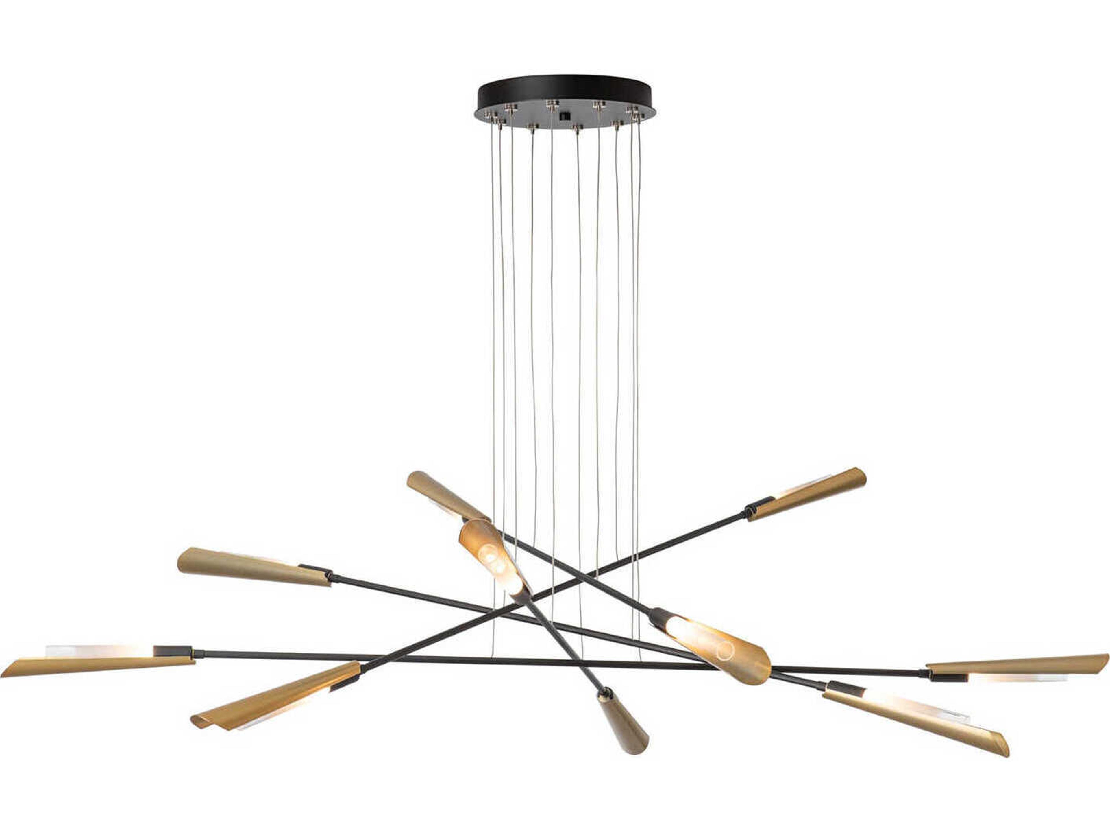 Flight 10-Light Pendant Large Scale Statement Lighting