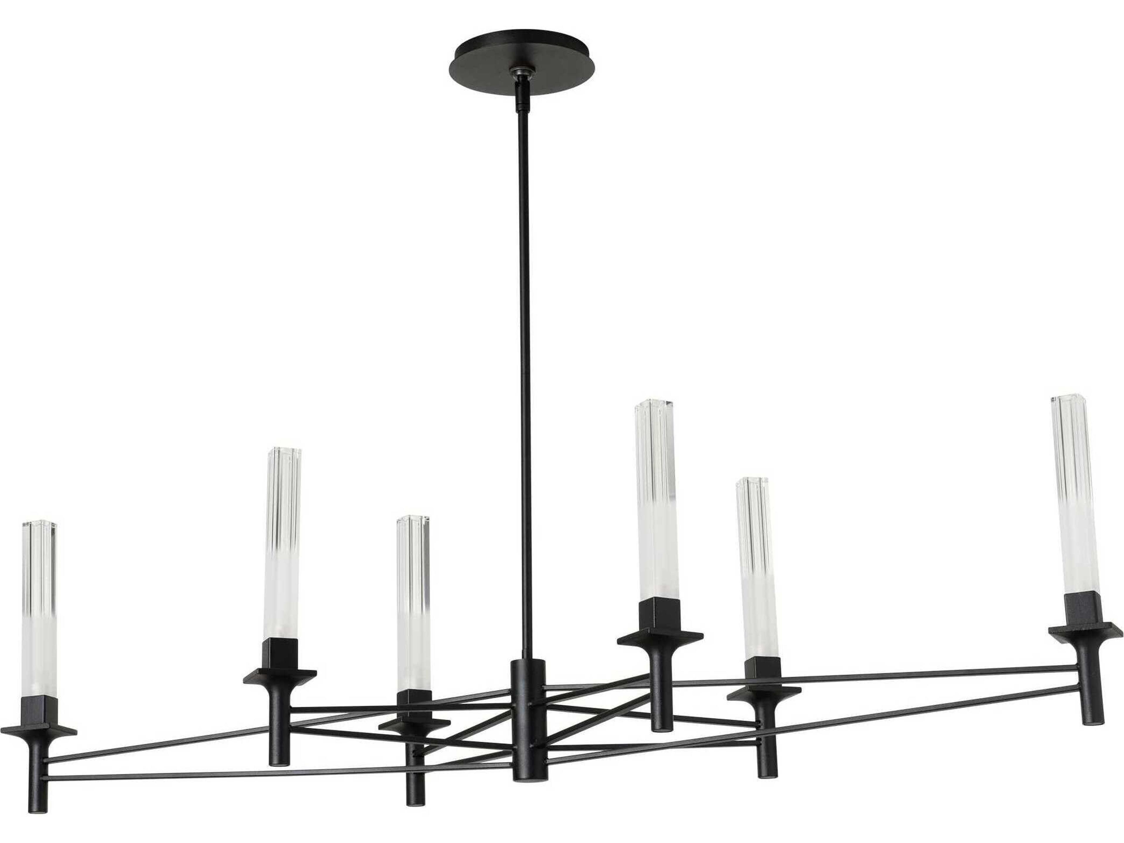 Hubbardton Forge Truss 6-Light Linear Island Pendant