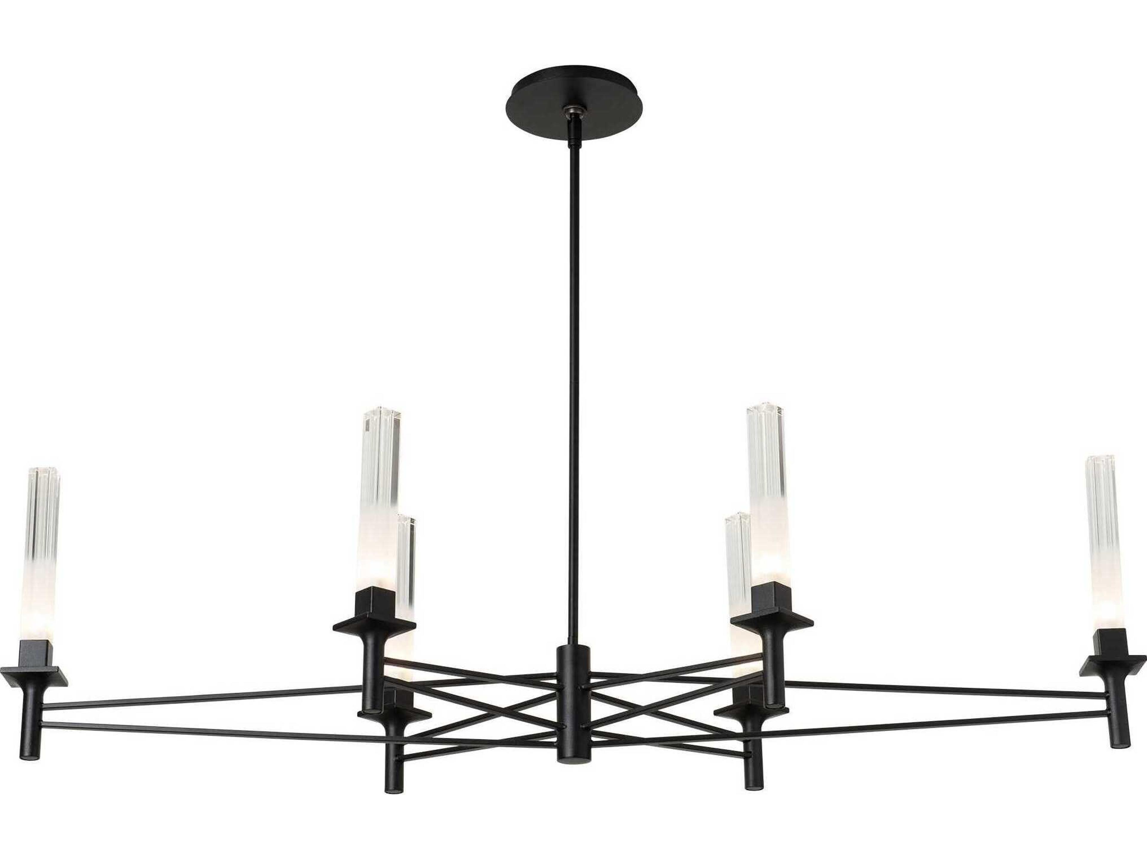 Hubbardton Forge Truss 6-Light Linear Island Pendant