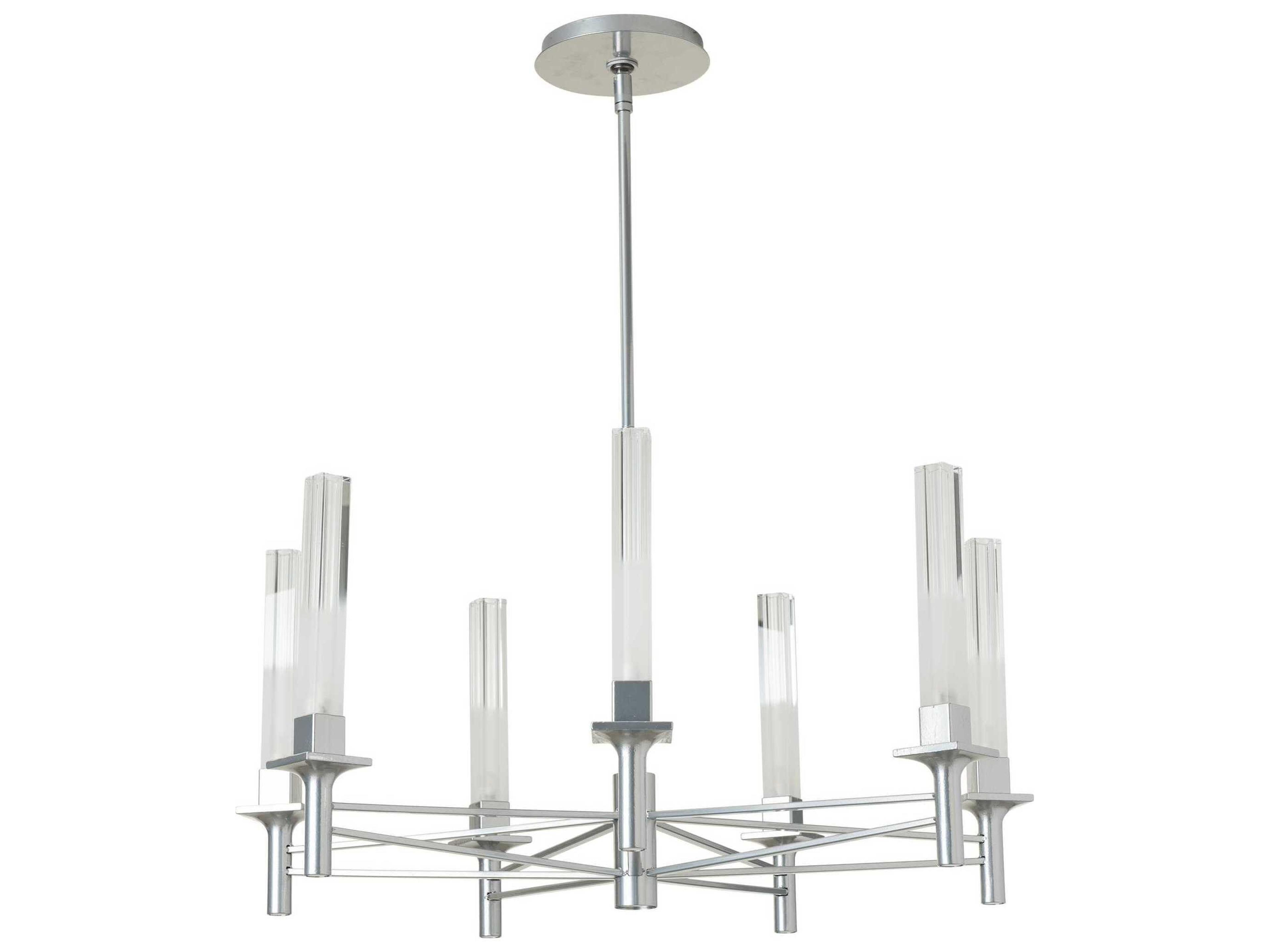 Hubbardton Forge Truss 7-Light Cylinder Chandelier