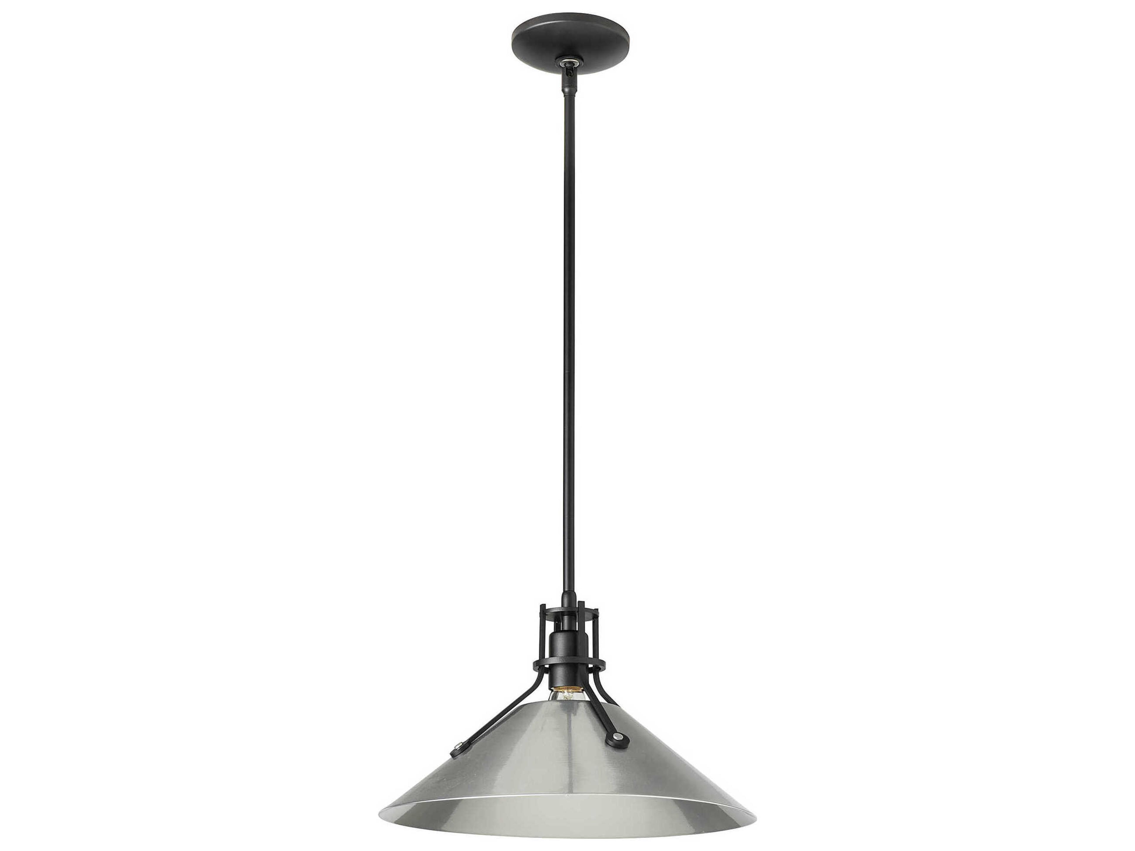 Henry Medium Pendant Light with Steel Shade