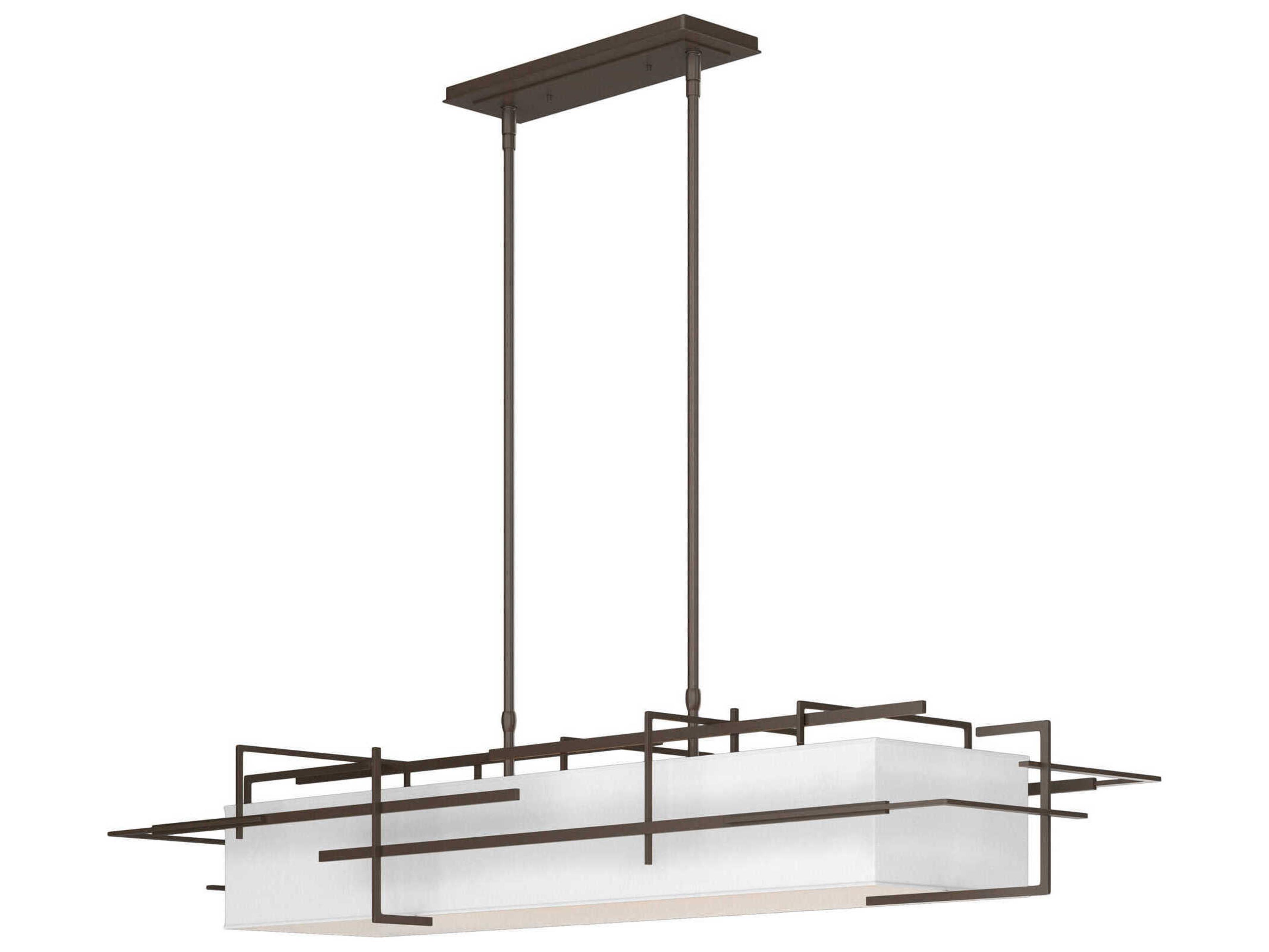 Hubbardton Forge Etch 4-Light Geometric Island Pendant