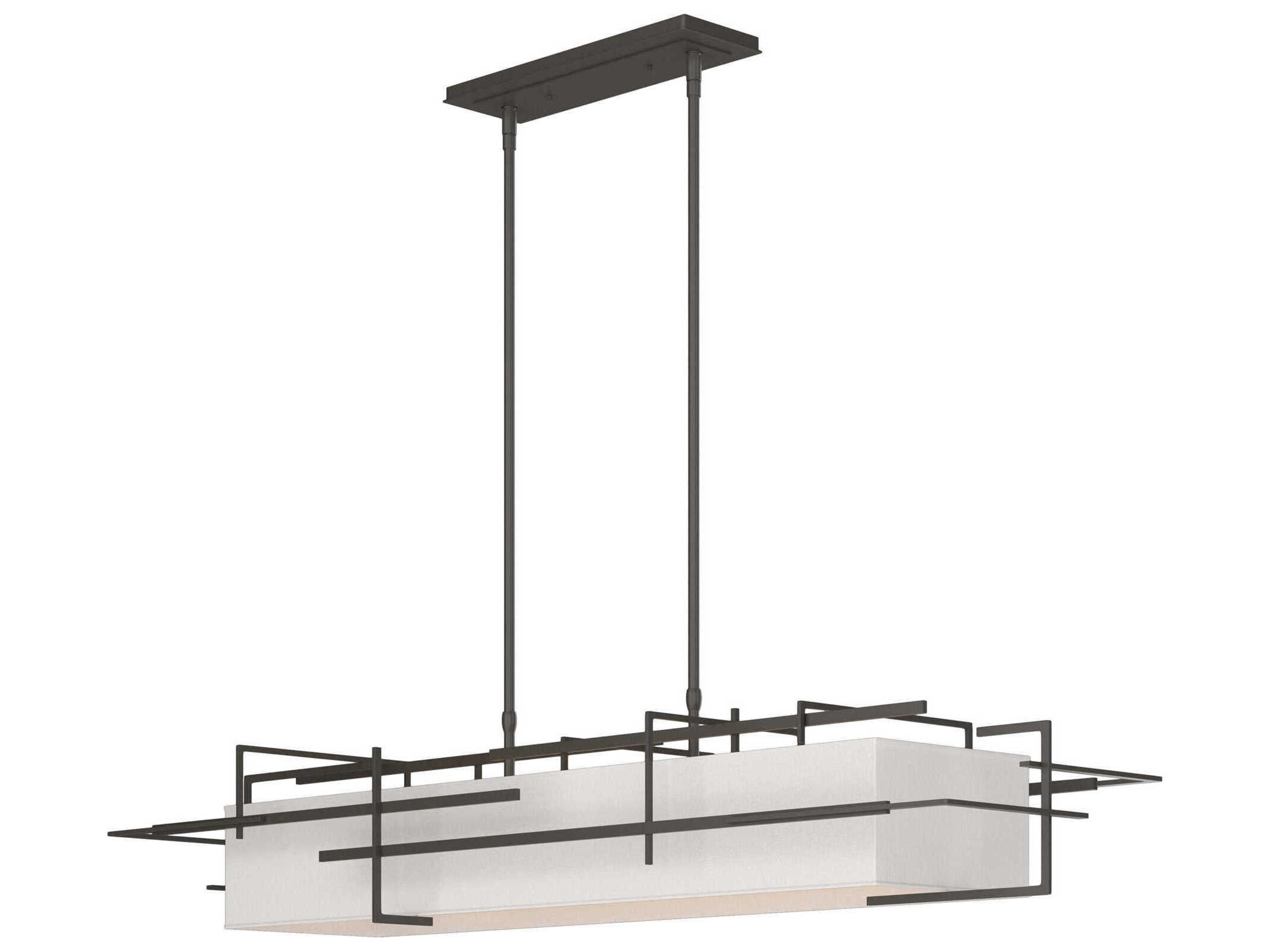 Hubbardton Forge Etch 4-Light Geometric Island Pendant