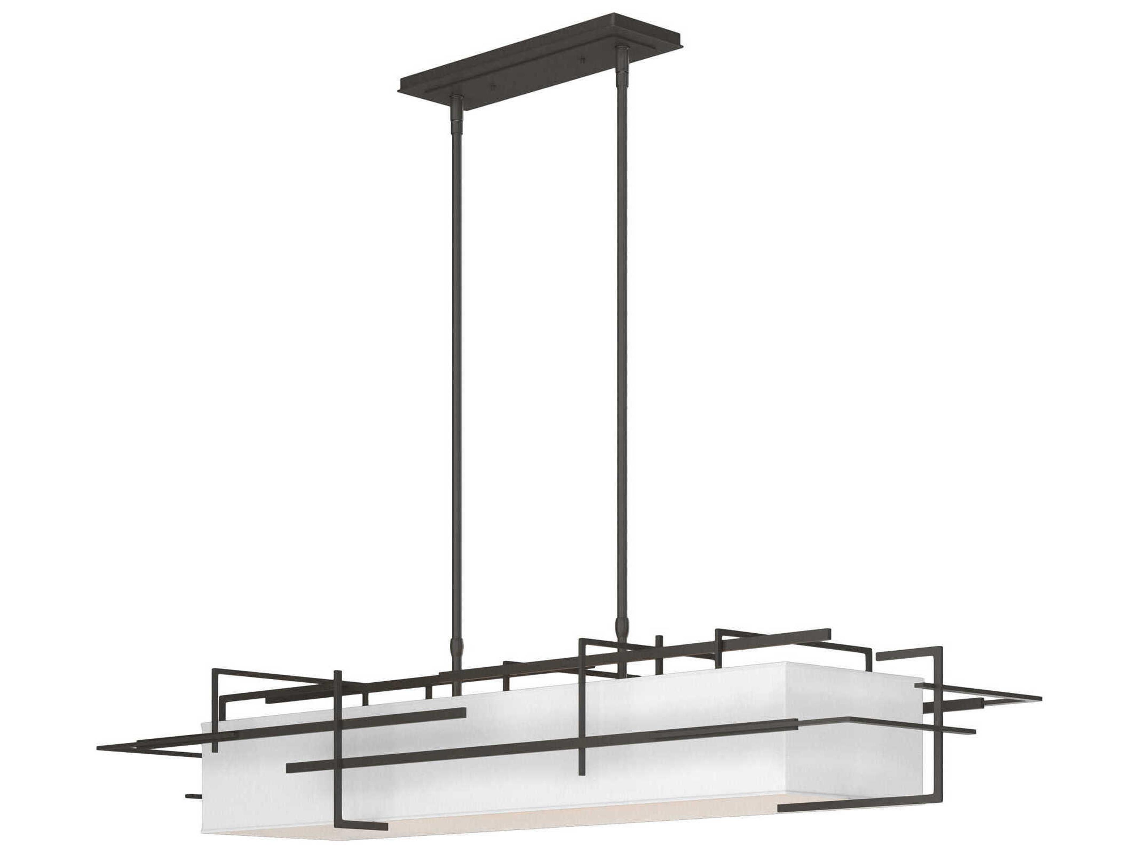 Hubbardton Forge Etch 4-Light Geometric Island Pendant