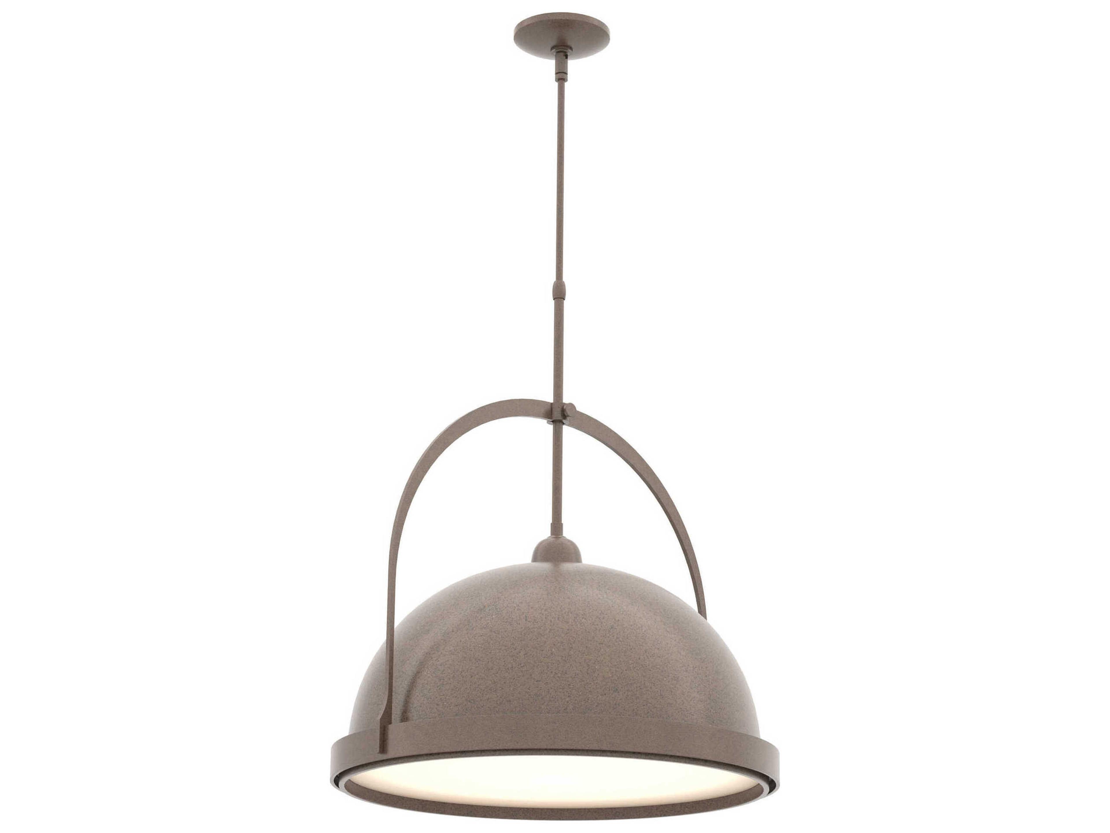Hubbardton Forge Atlas 1-Light Glass Dome Pendant