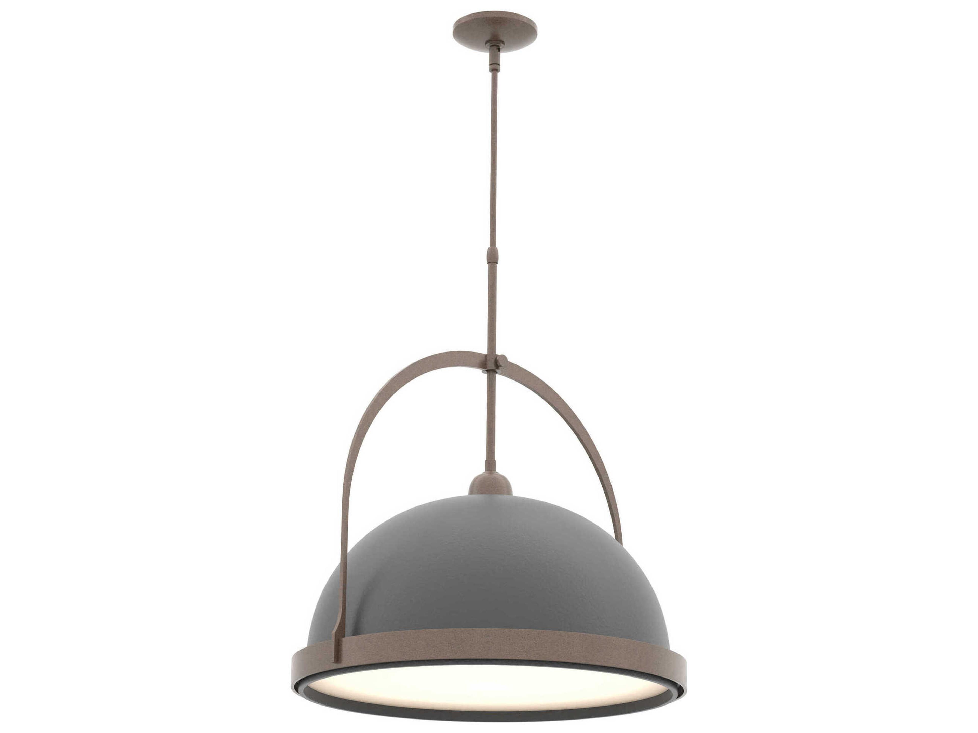 Hubbardton Forge Atlas 1-Light Glass Dome Pendant