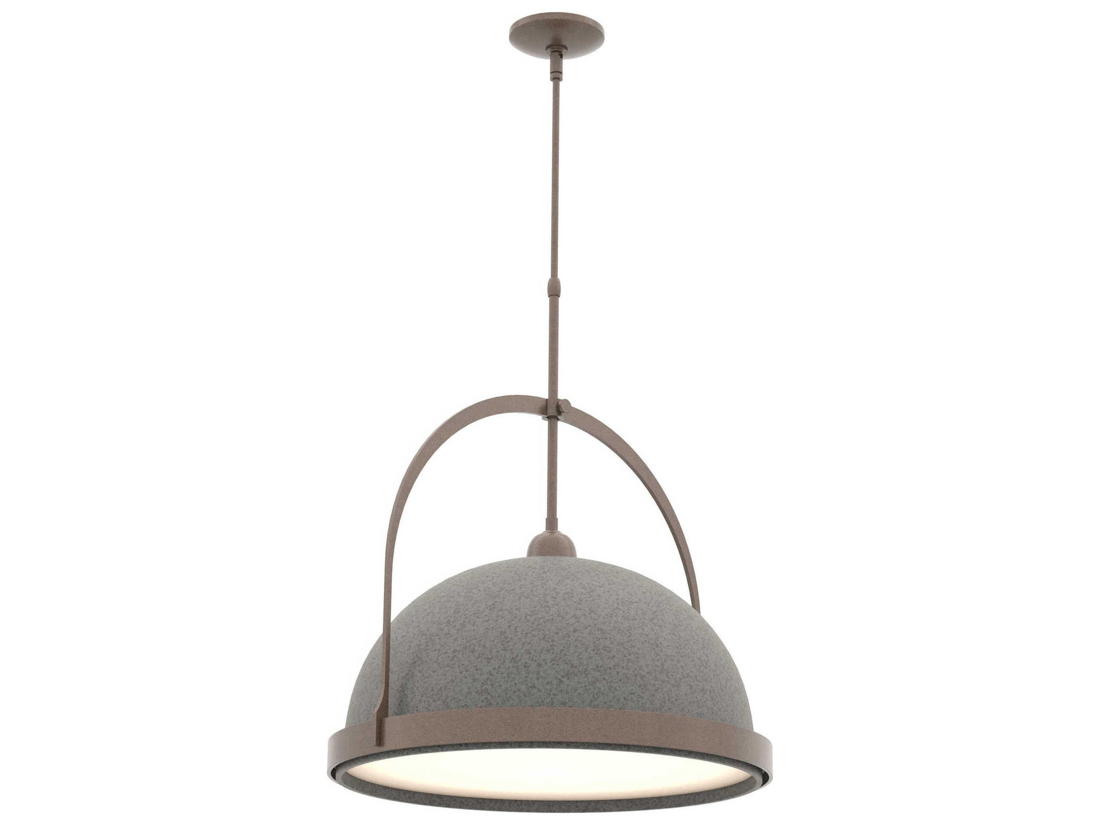 Hubbardton Forge Atlas 1-Light Glass Dome Pendant