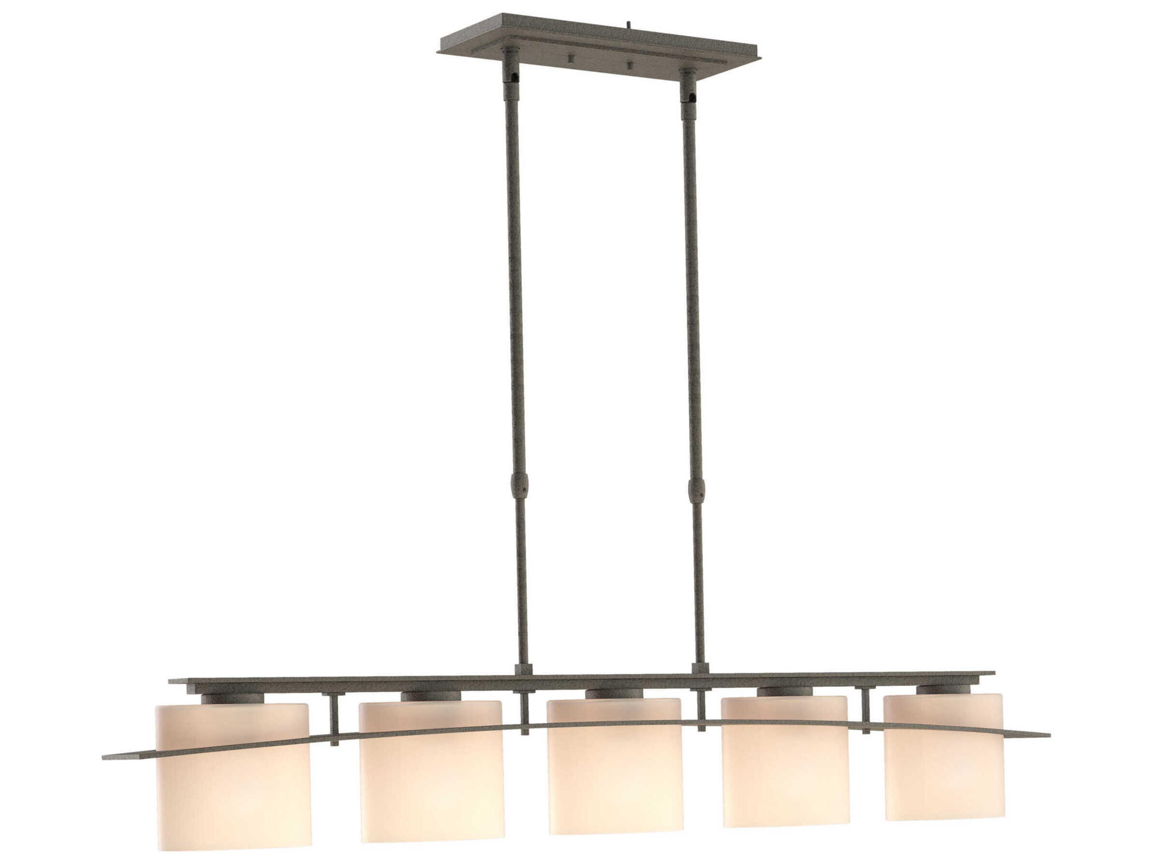 Hubbardton Forge Ellipse 5-Light Glass Linear Island Pendant